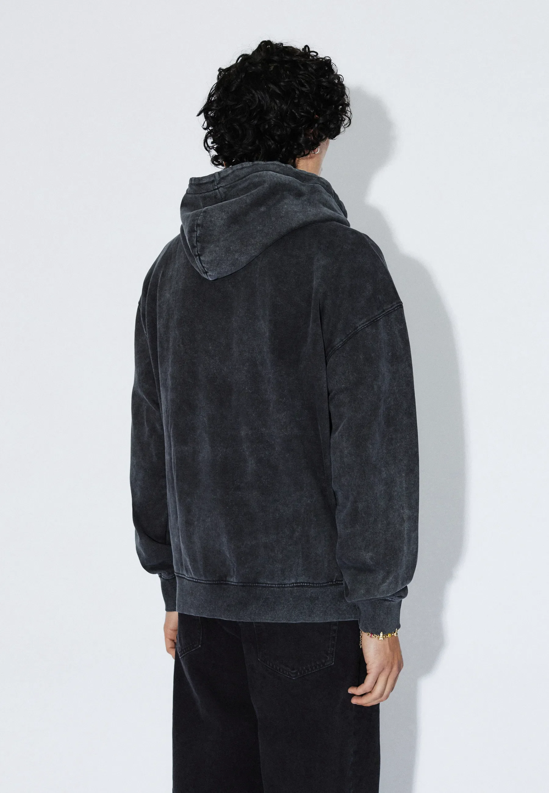 Aiden Hoodie - Washed Black Utopia - Image 6