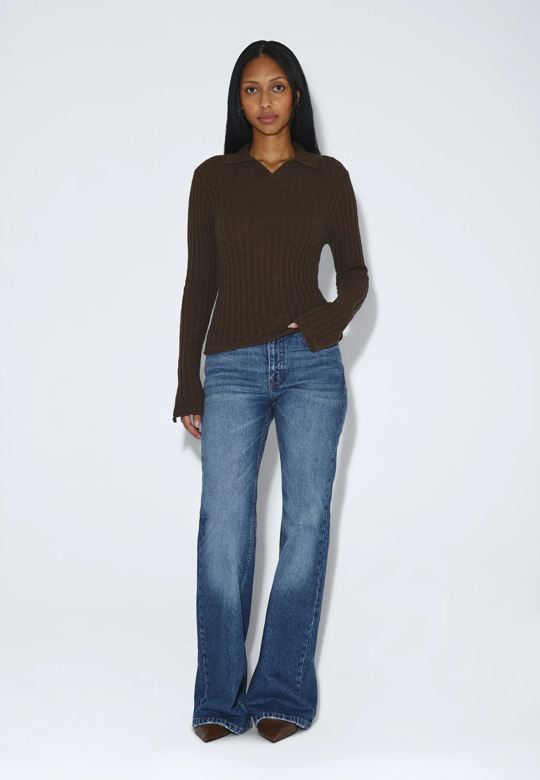 Aiya Sweater - Brown - Image 3