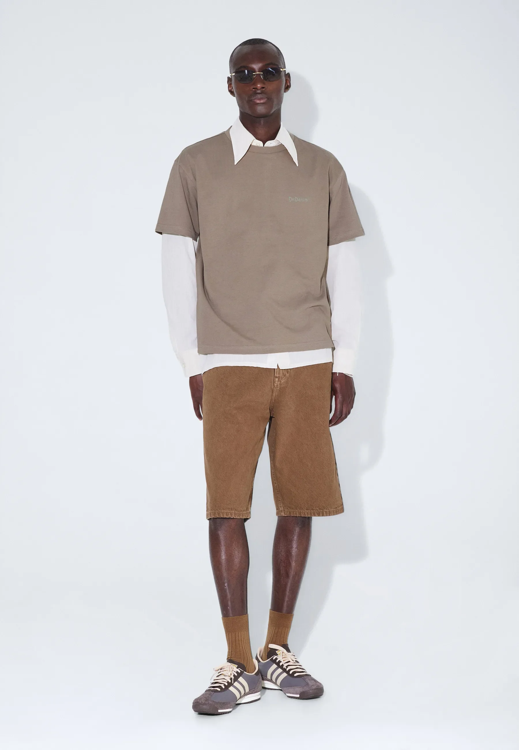 Bace Tee - Brown Scribble