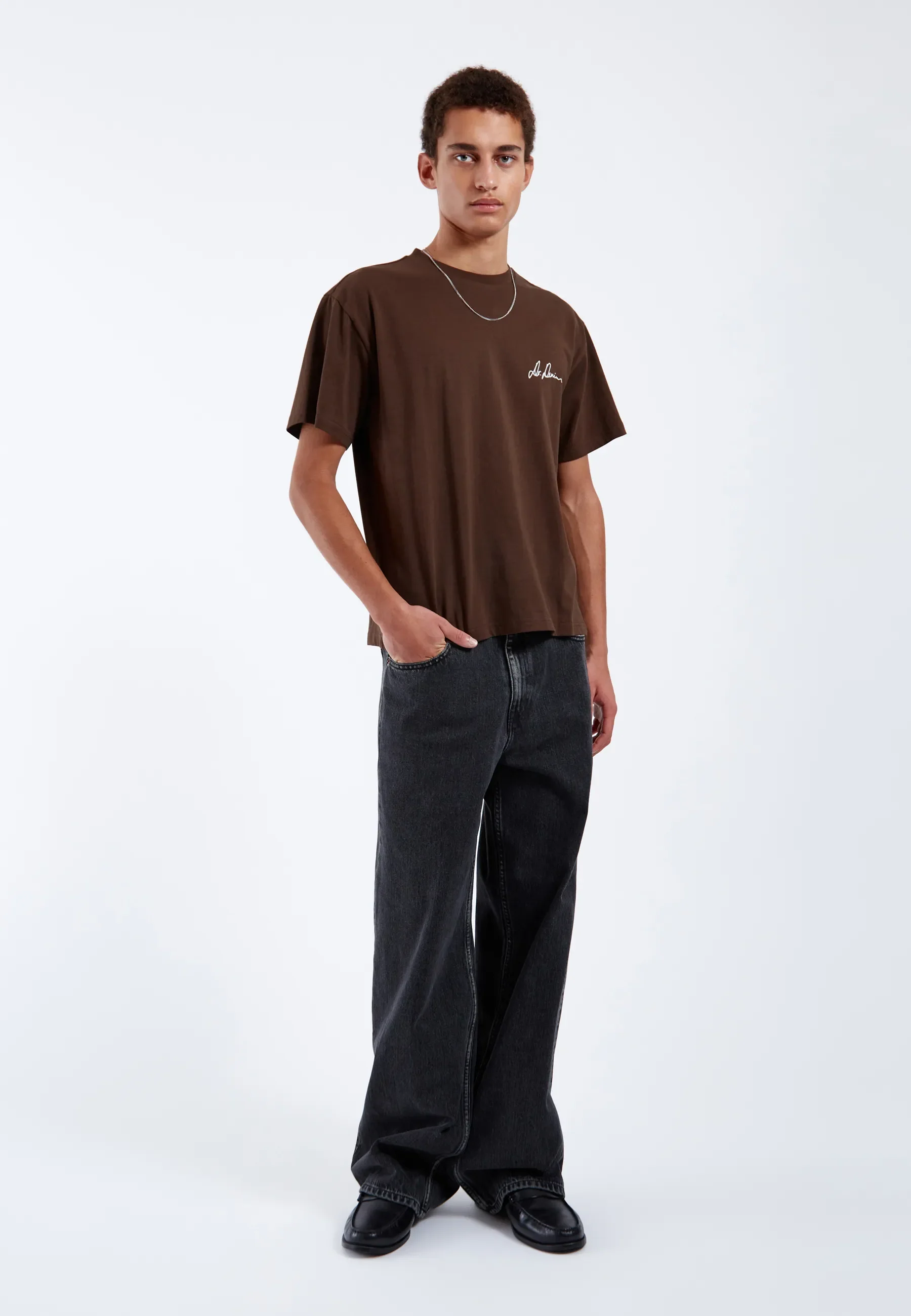 Bace Tee - Chocolate Small Script - Image 3