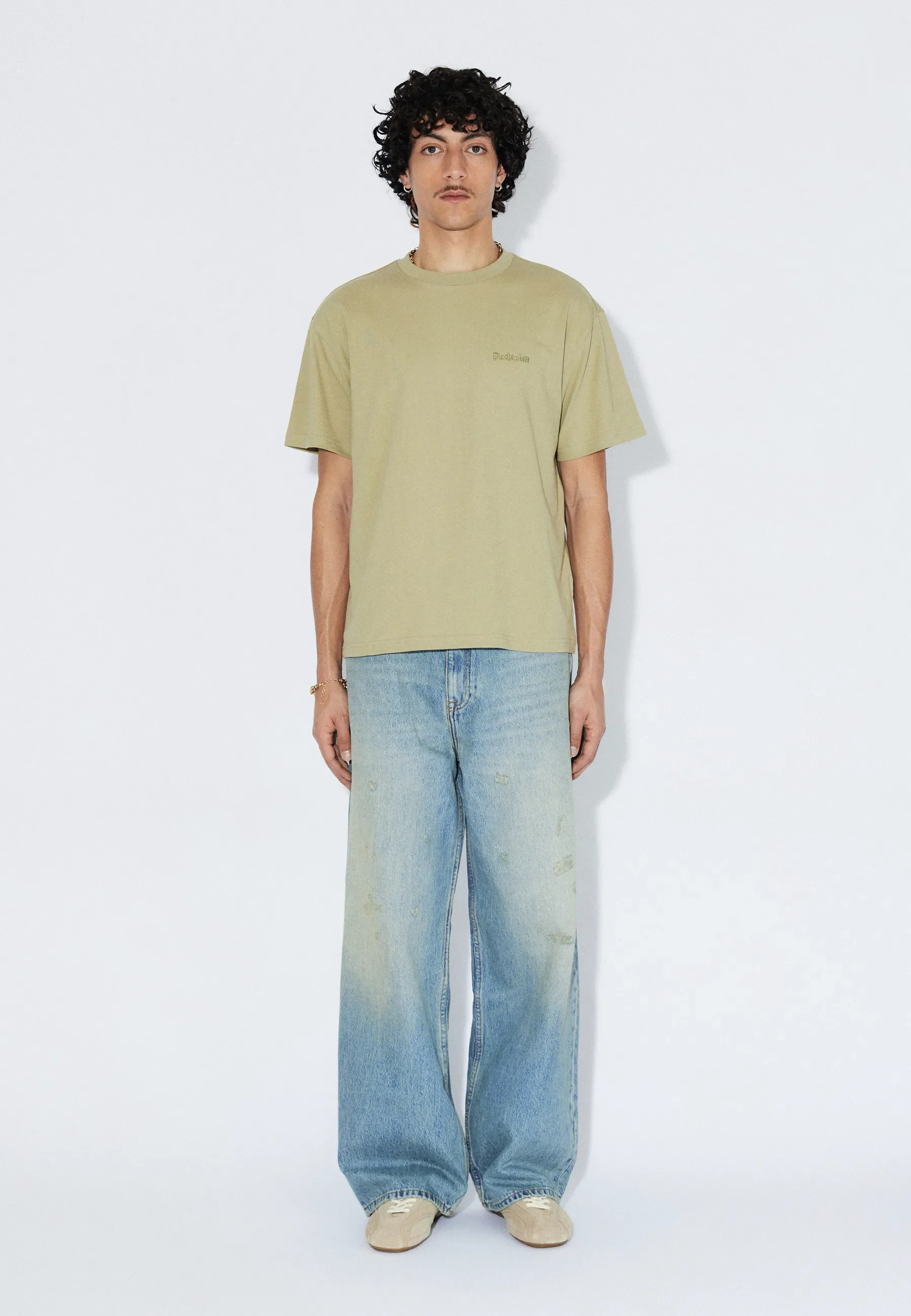 Bace Tee - Lt Green Brush - Image 8