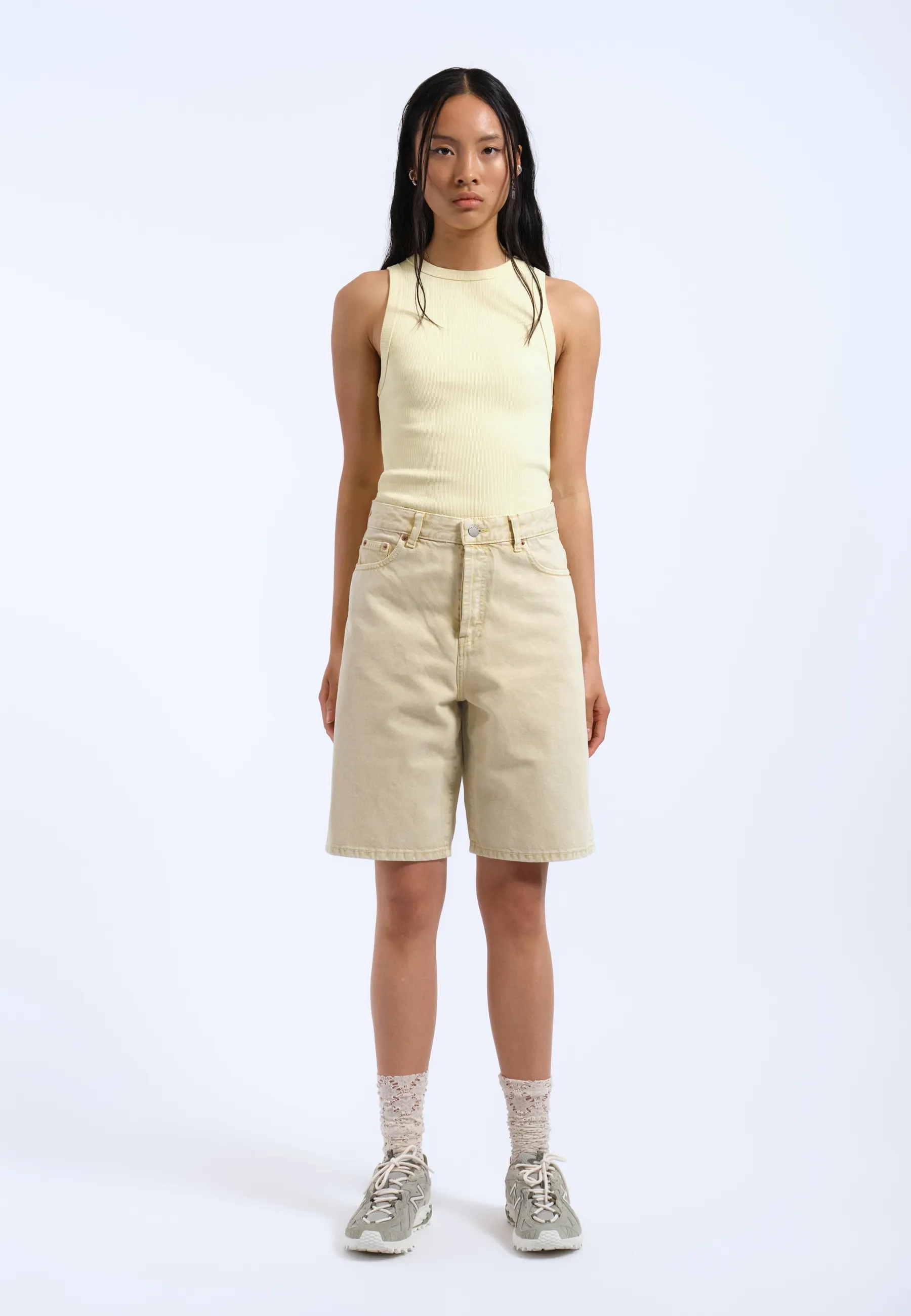 Bella Shorts - Buff Yellow - Image 3