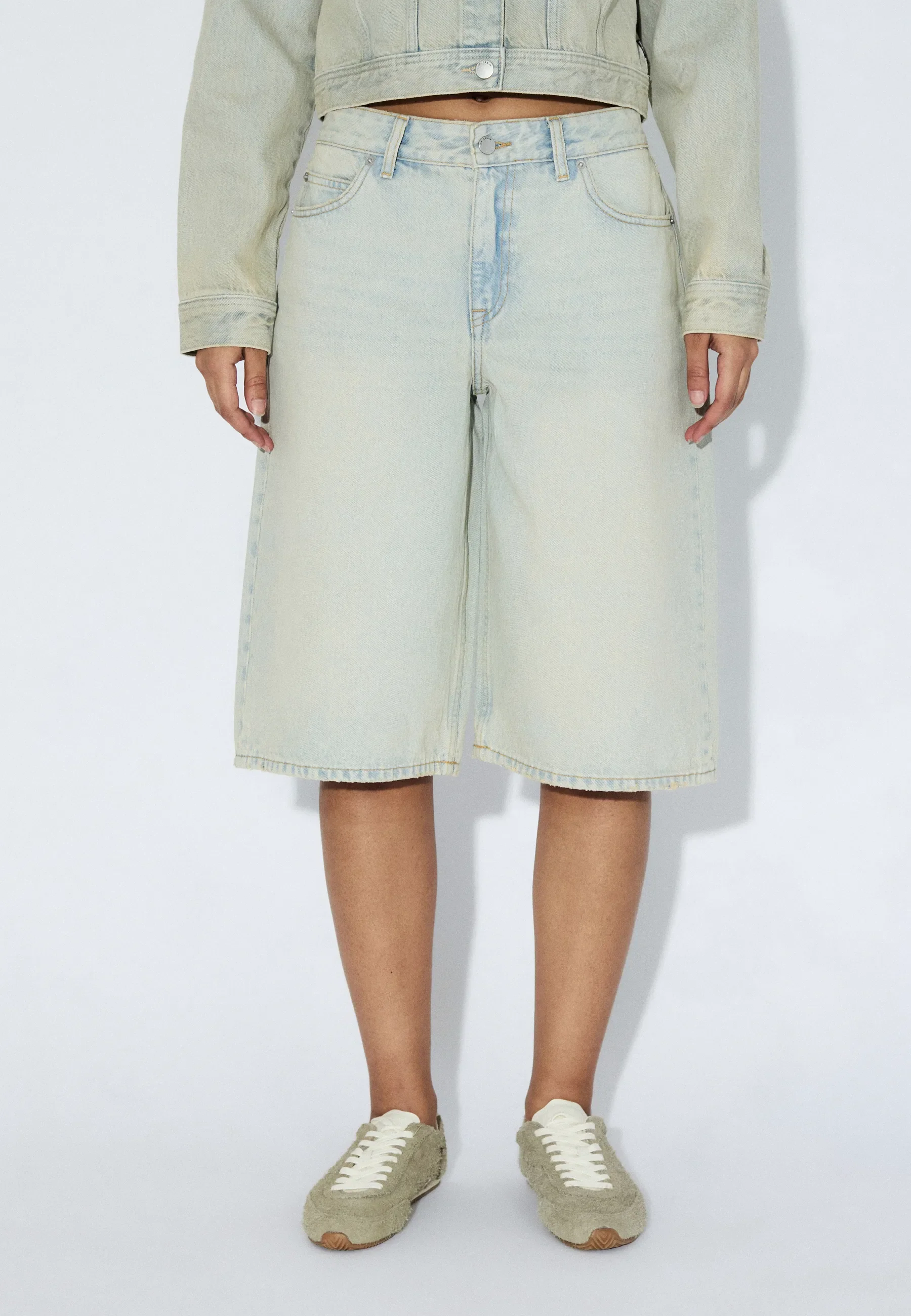 Bree Shorts - Stream Pale Vintage Worn - Image 4