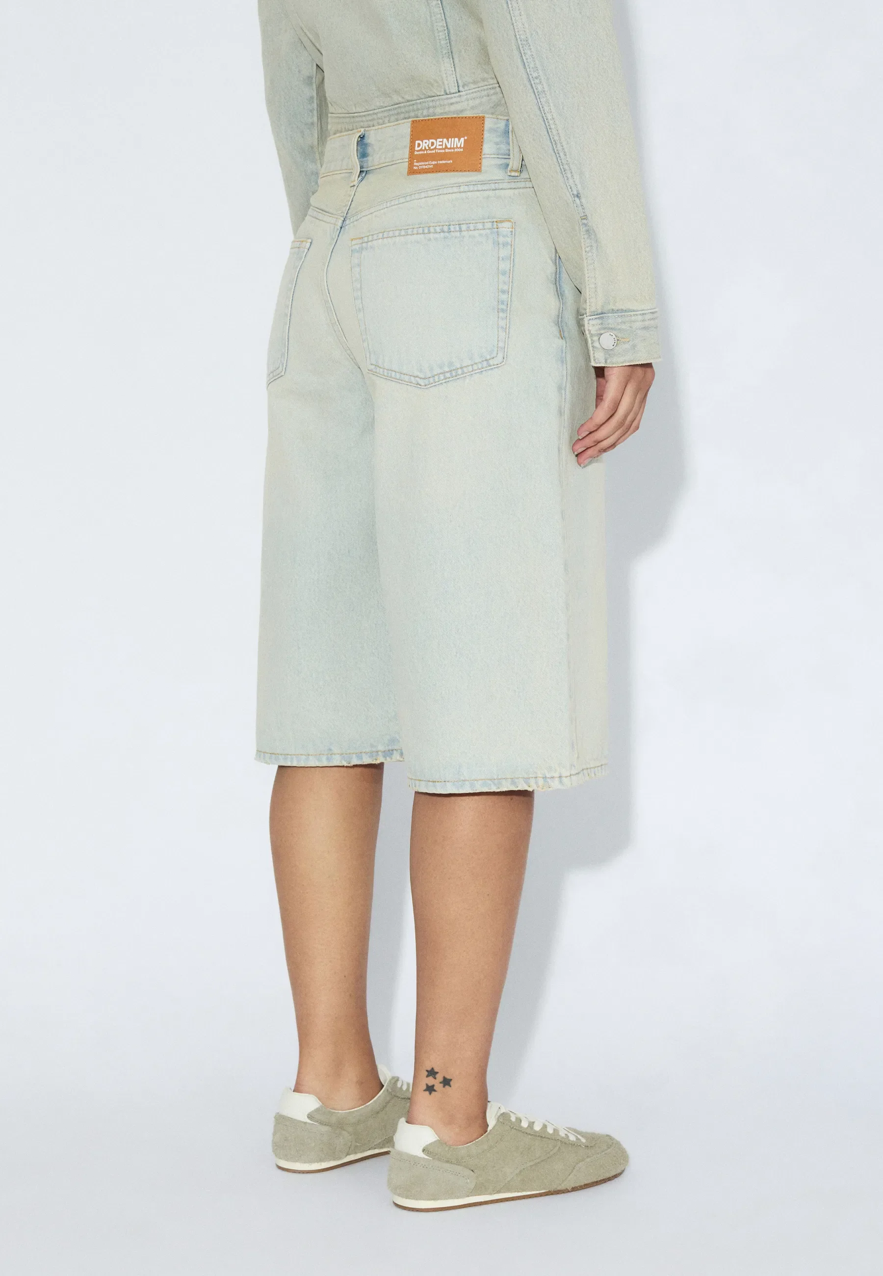 Bree Shorts - Stream Pale Vintage Worn - Image 5