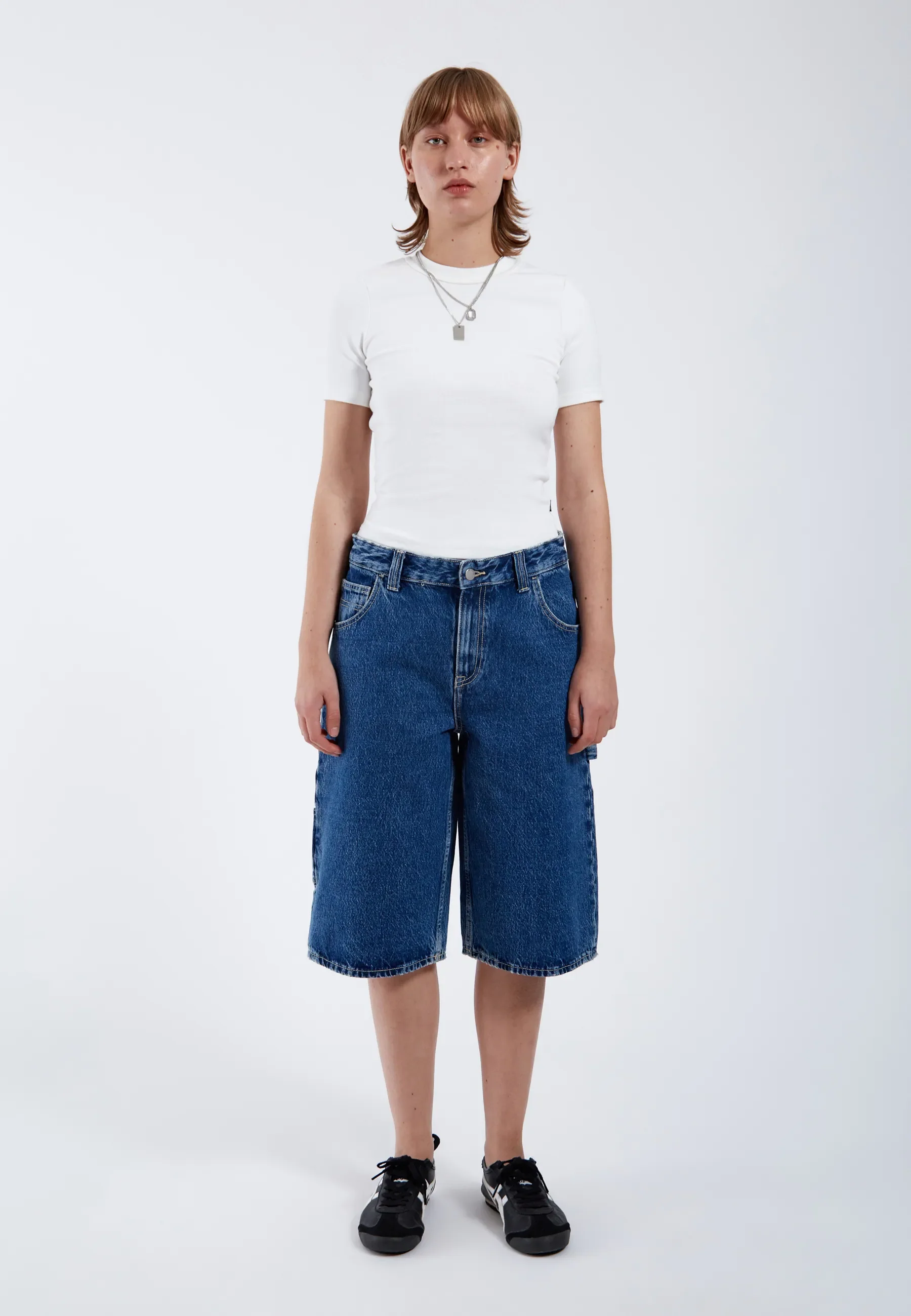 Bree Worker Shorts - Stream Mid Retro - Image 3