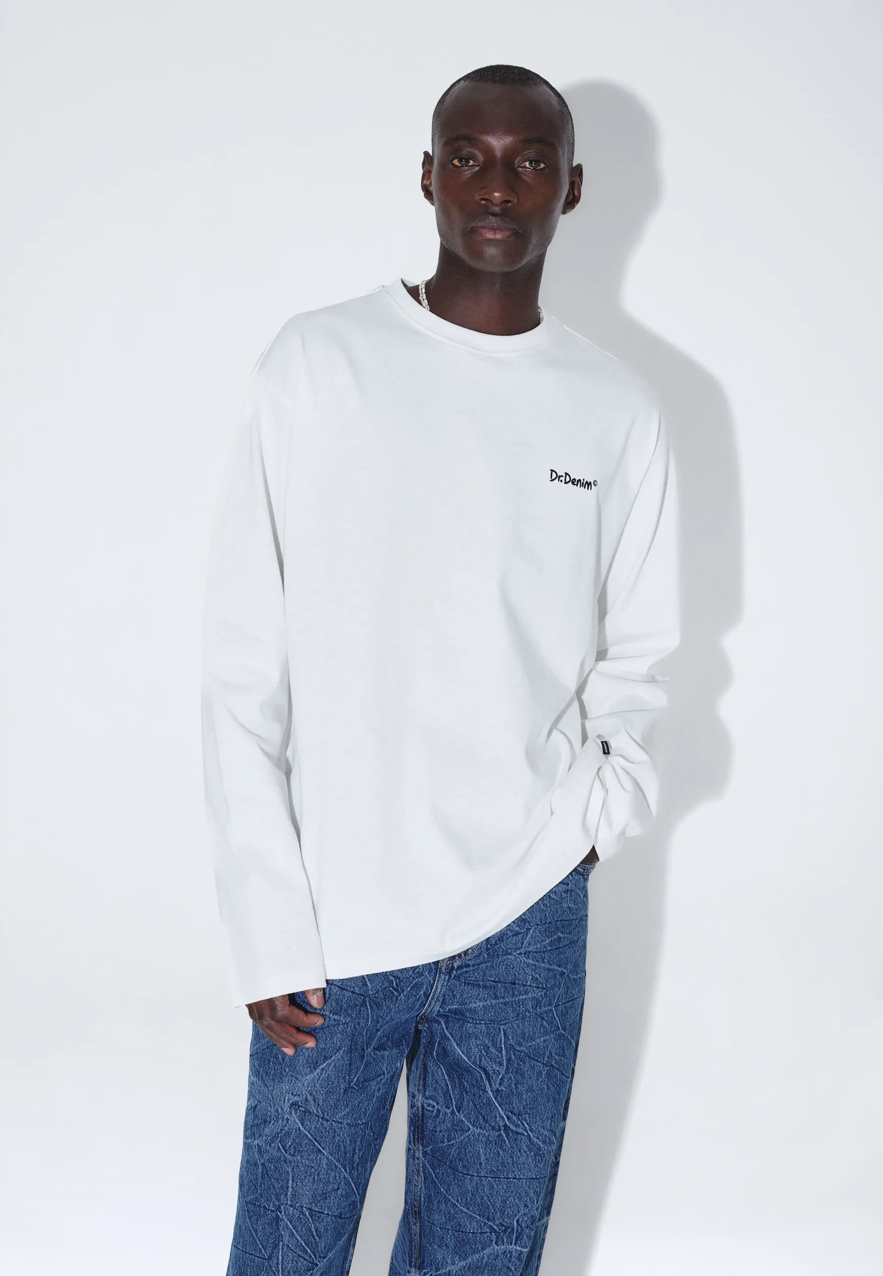 Caiden Long Sleeve - Off White Flower - Image 6