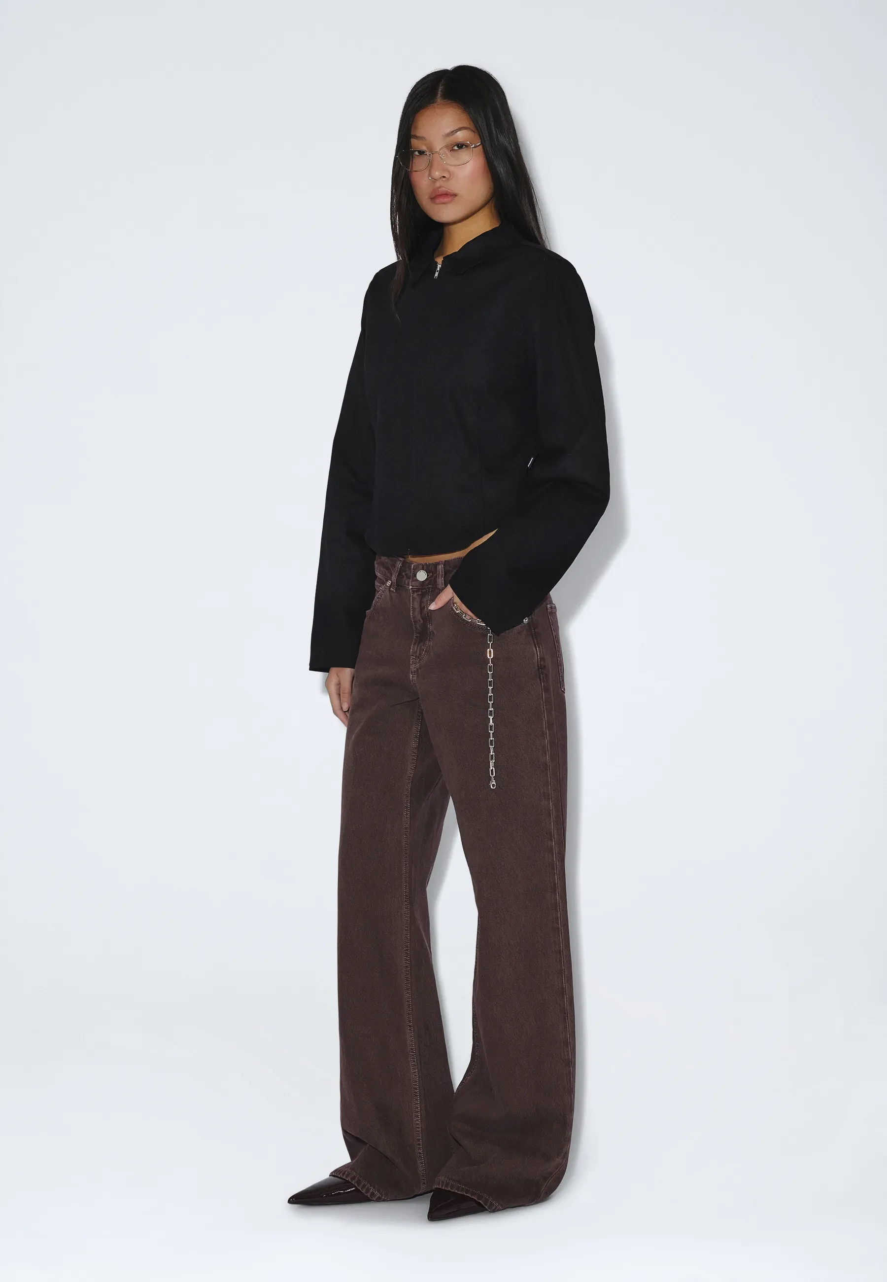 Dani Zip Shirt - Black - Image 5