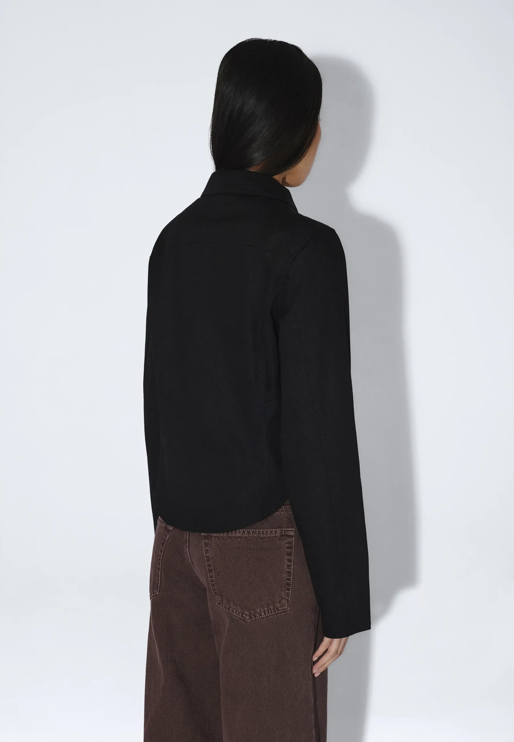 Dani Zip Shirt - Black - Image 8
