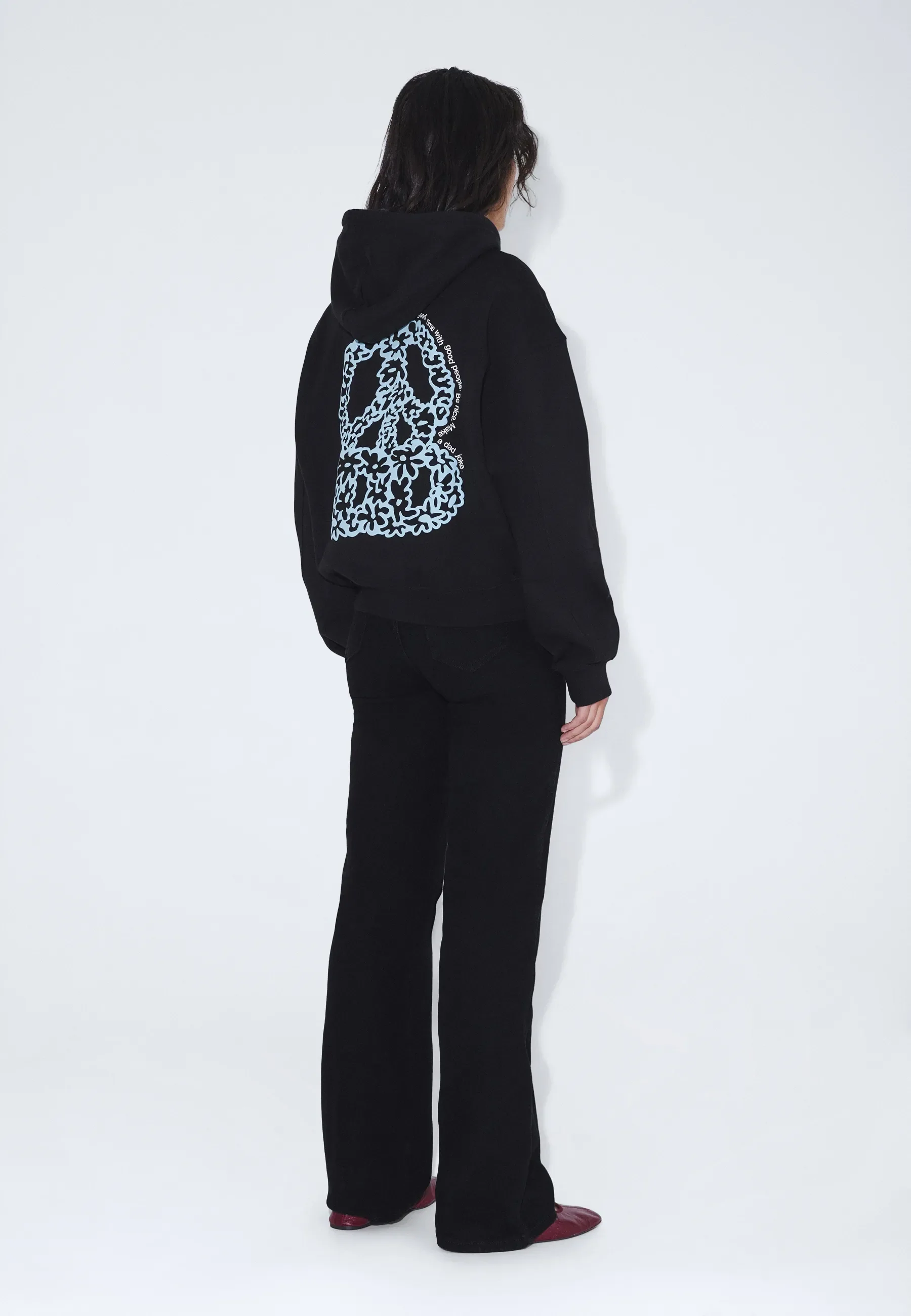 Debbie Hoodie - Black DD Peace - Image 3