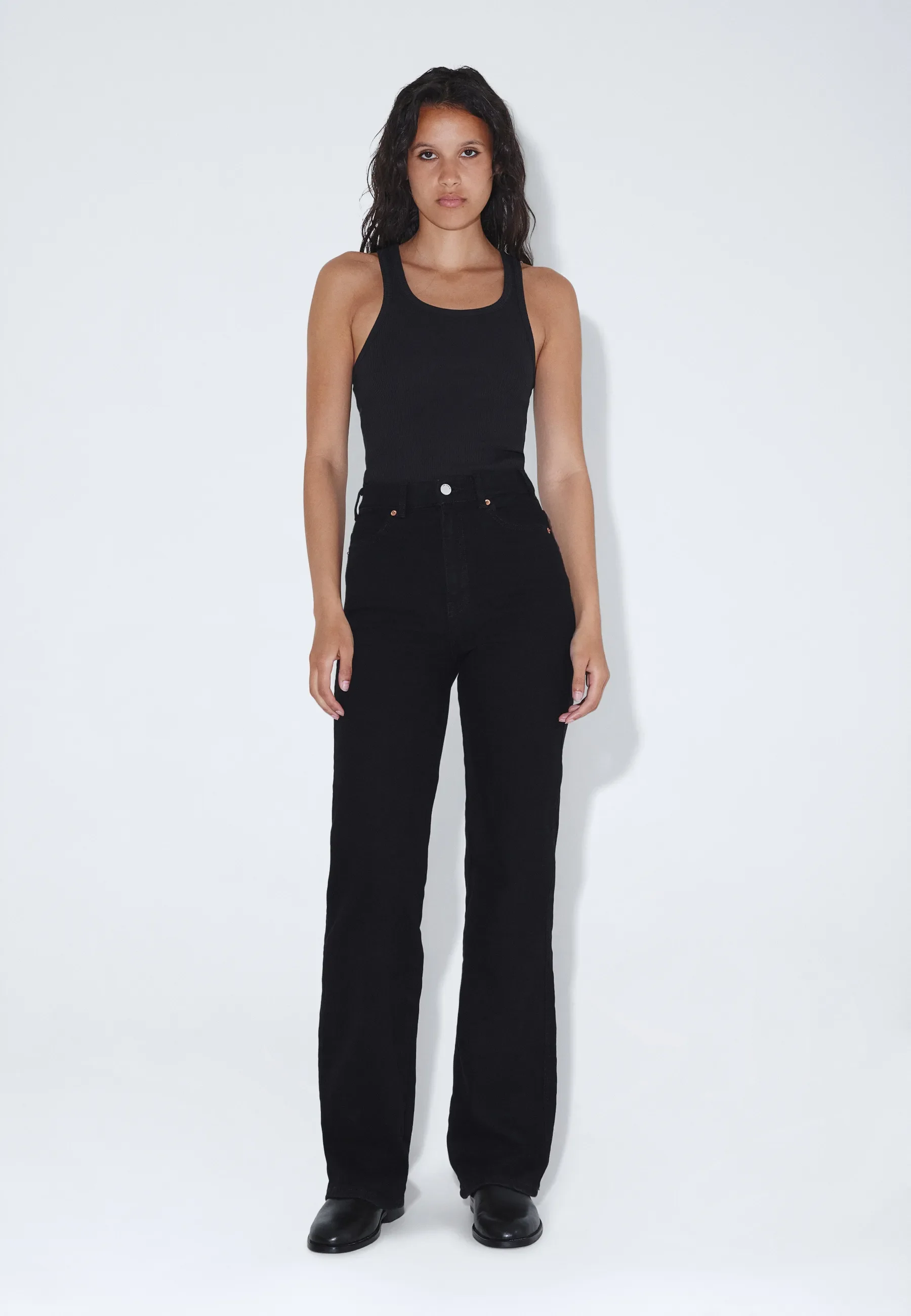 Demi Tank Top - Black - Image 3