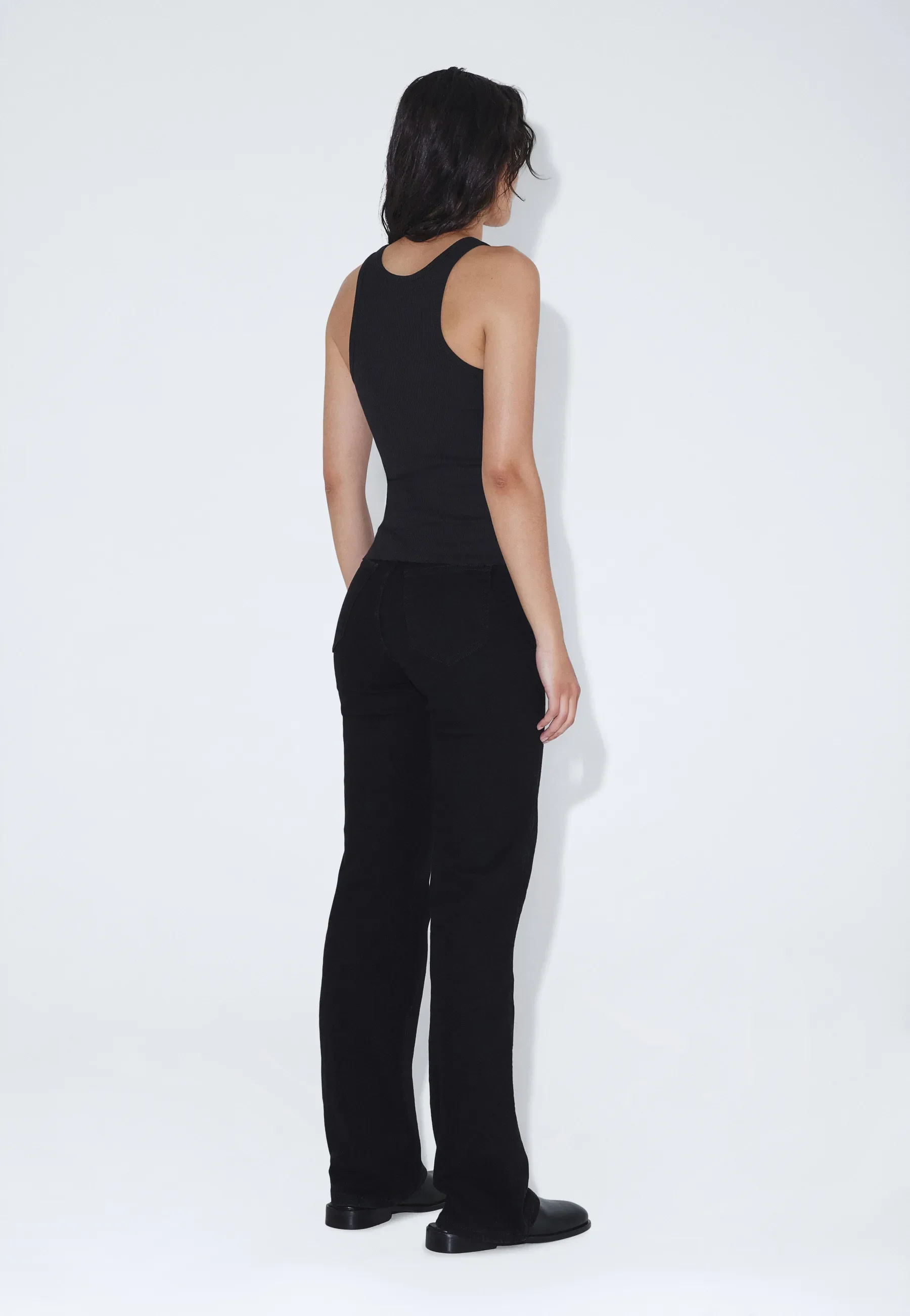 Demi Tank Top - Black - Image 4