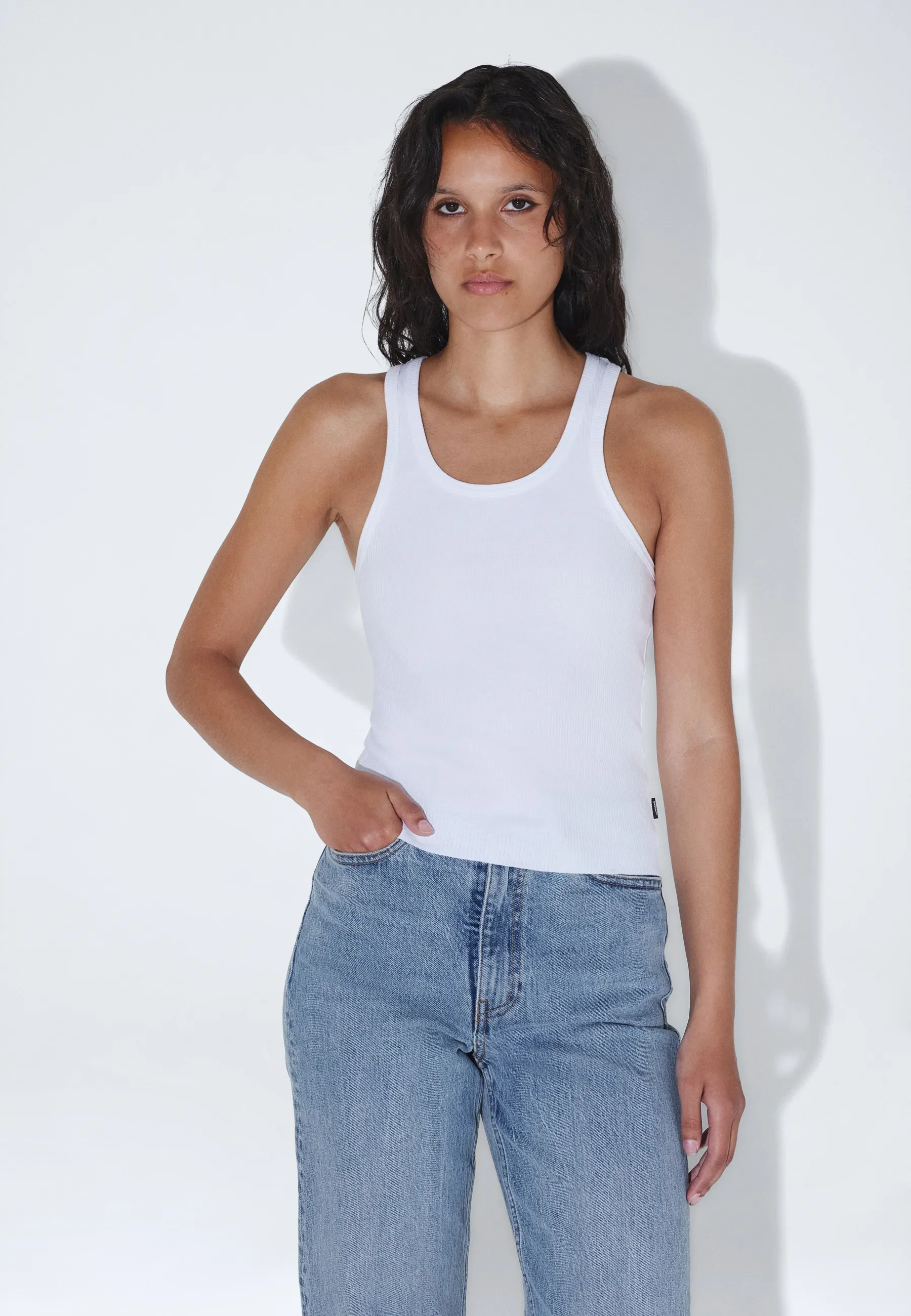 Demi Tank Top - White - Image 7