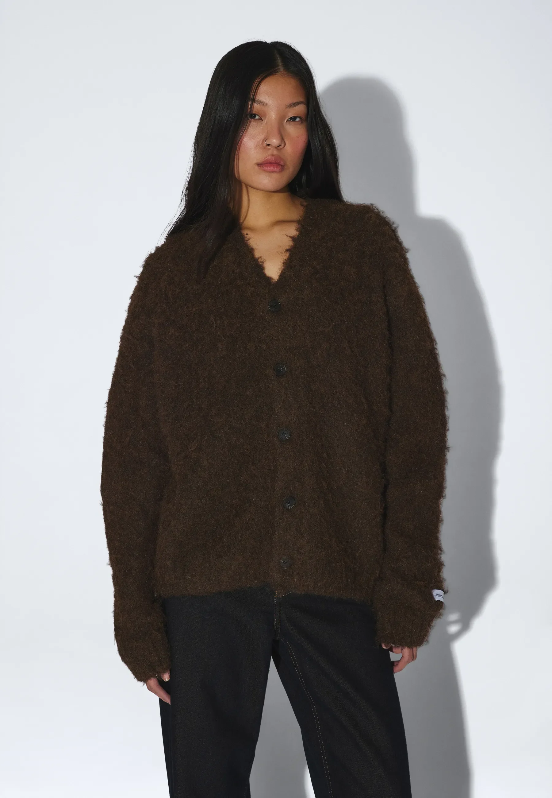 Dig F Cardigan - Brown - Image 11
