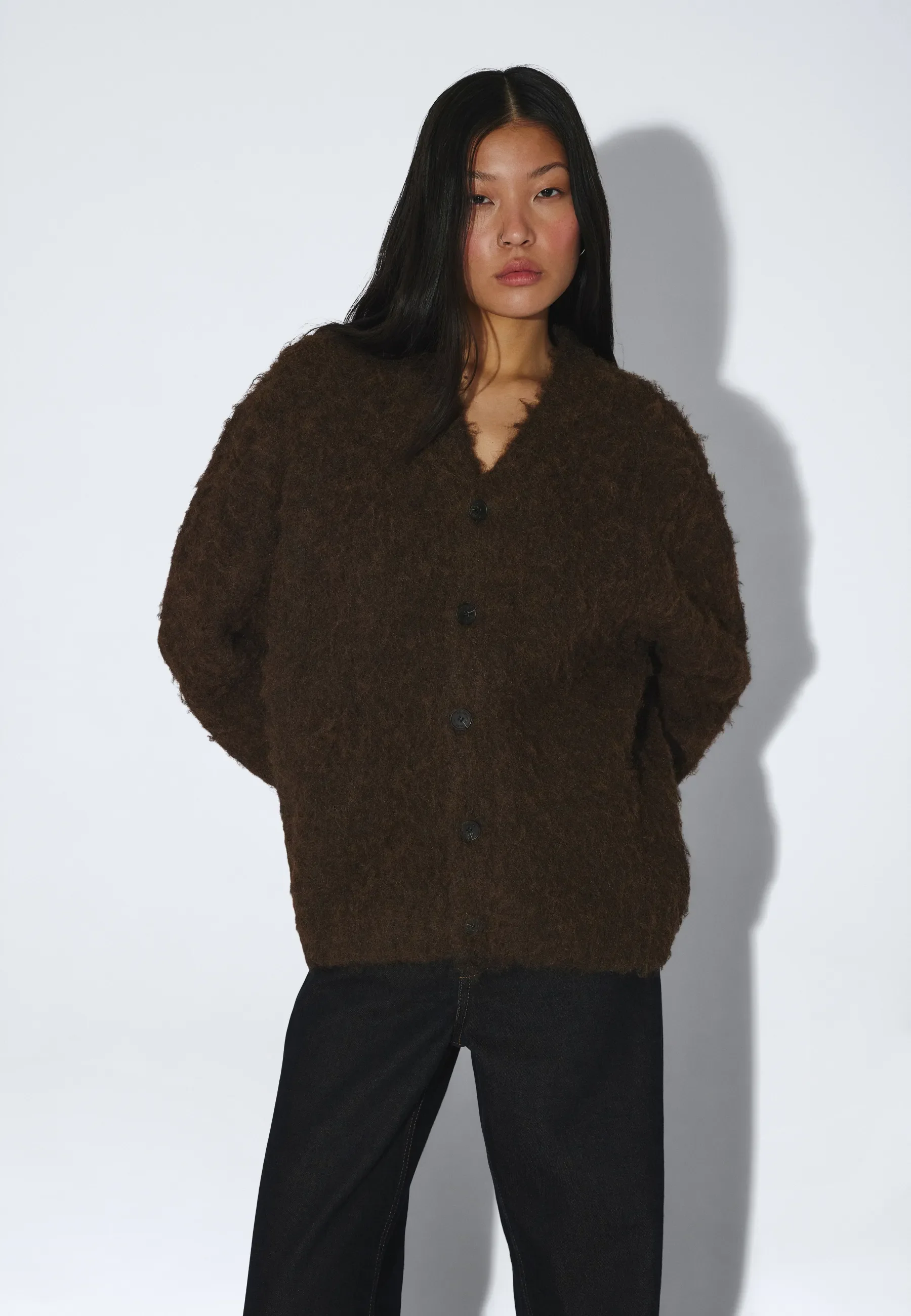 Dig F Cardigan - Brown - Image 13