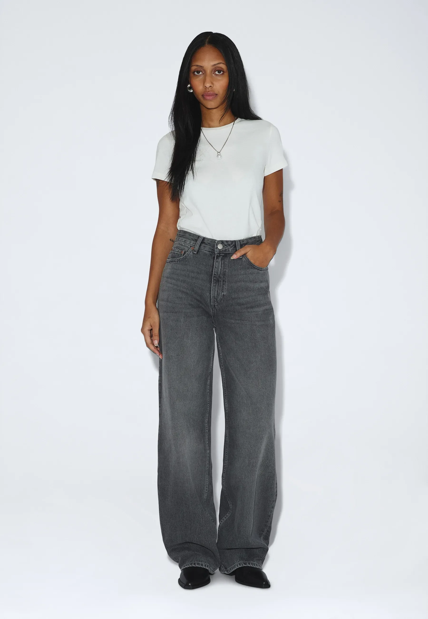 Donna High Relaxed - Mid Grey Used