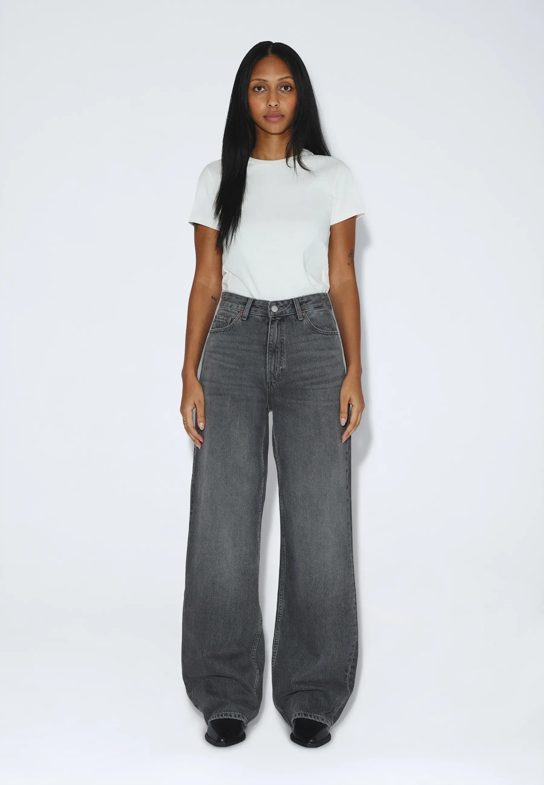 Donna High Relaxed - Mid Grey Used - Image 2