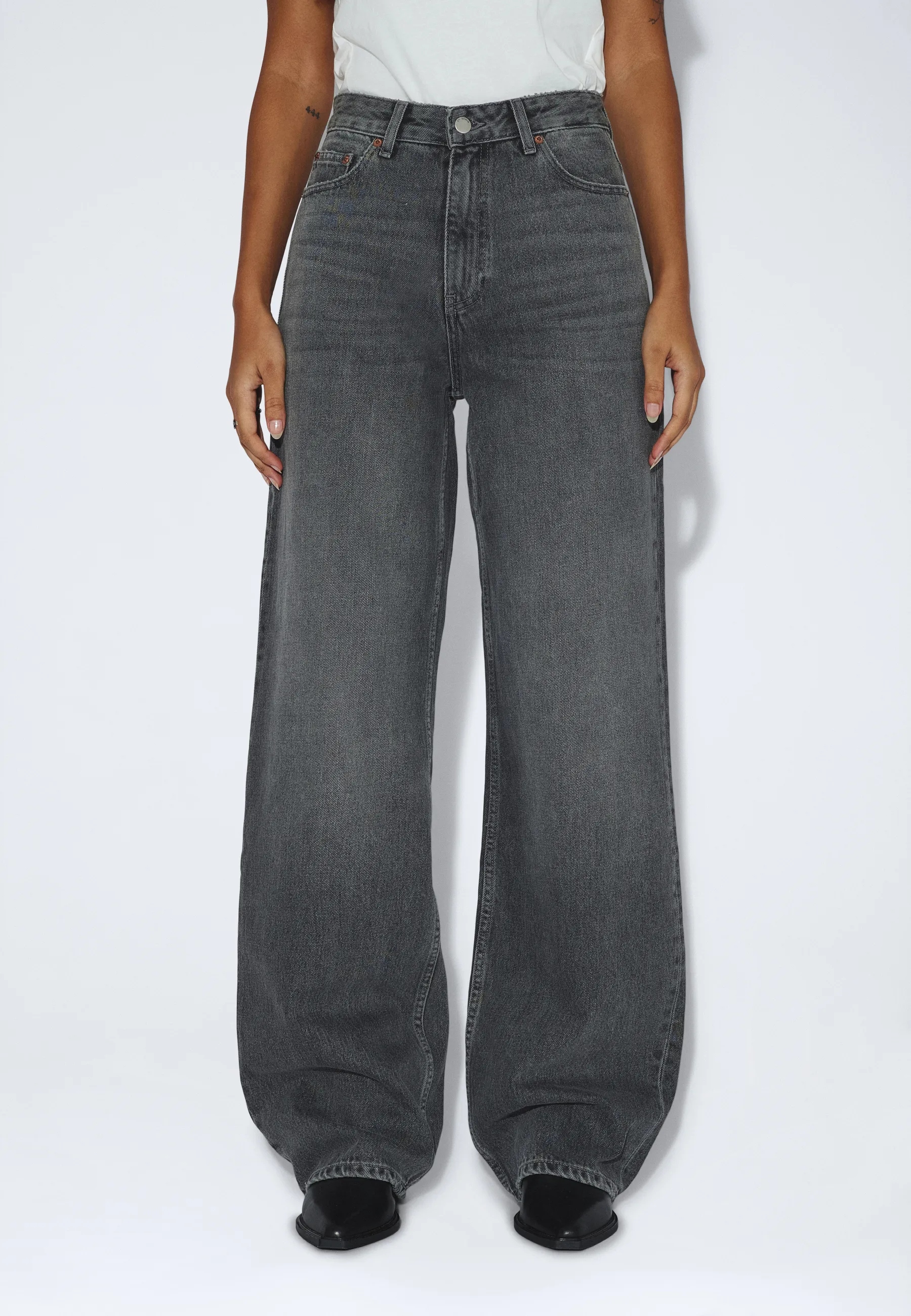 Donna High Relaxed - Mid Grey Used - Image 5