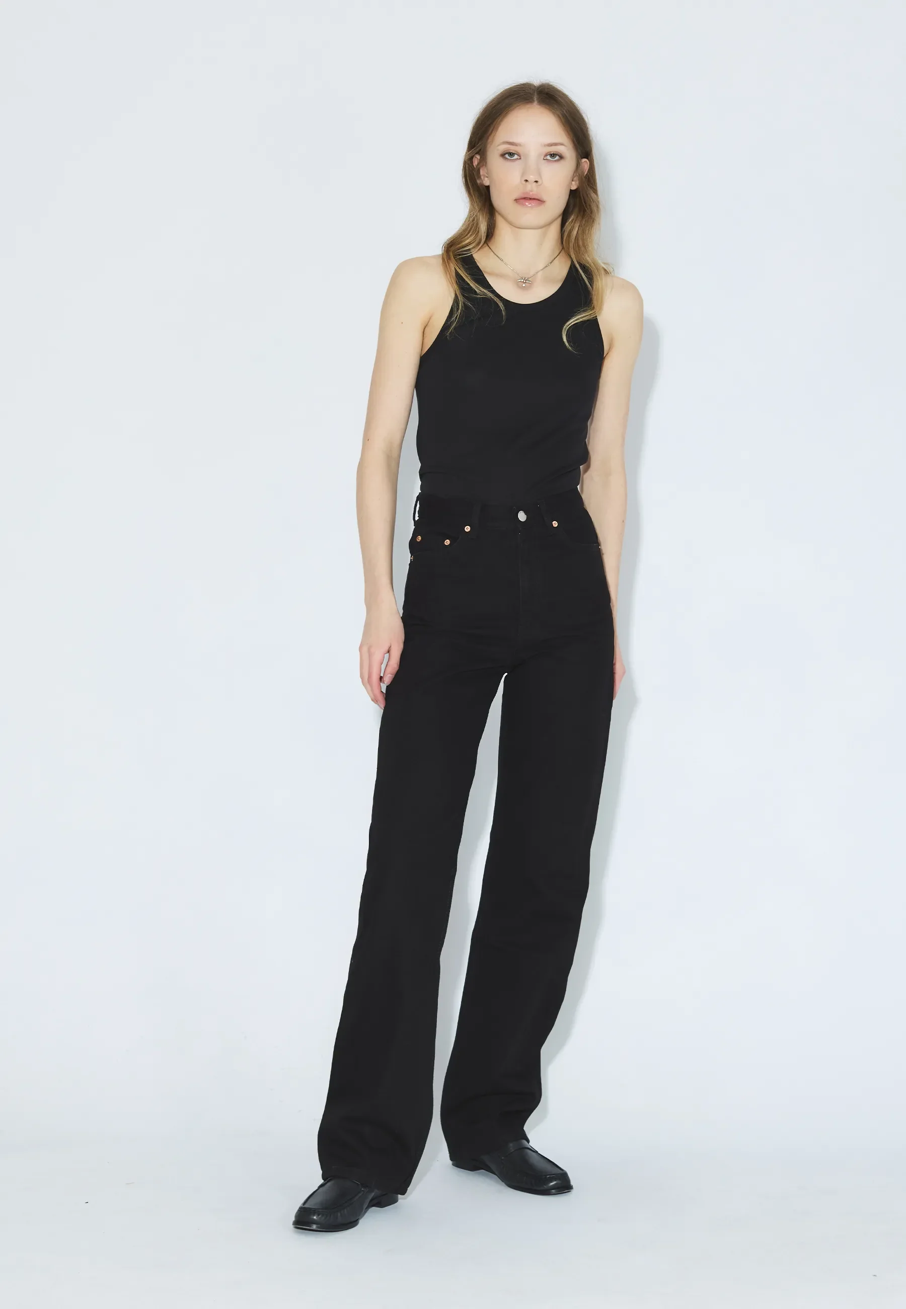 Echo High Straight - Black