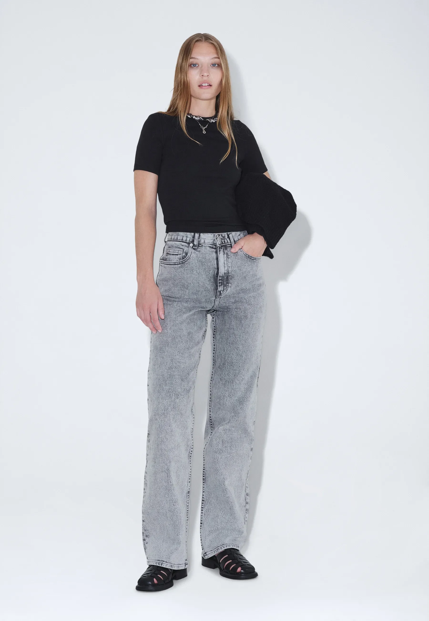 Echo High Straight - Tar Ash Grey - Image 3