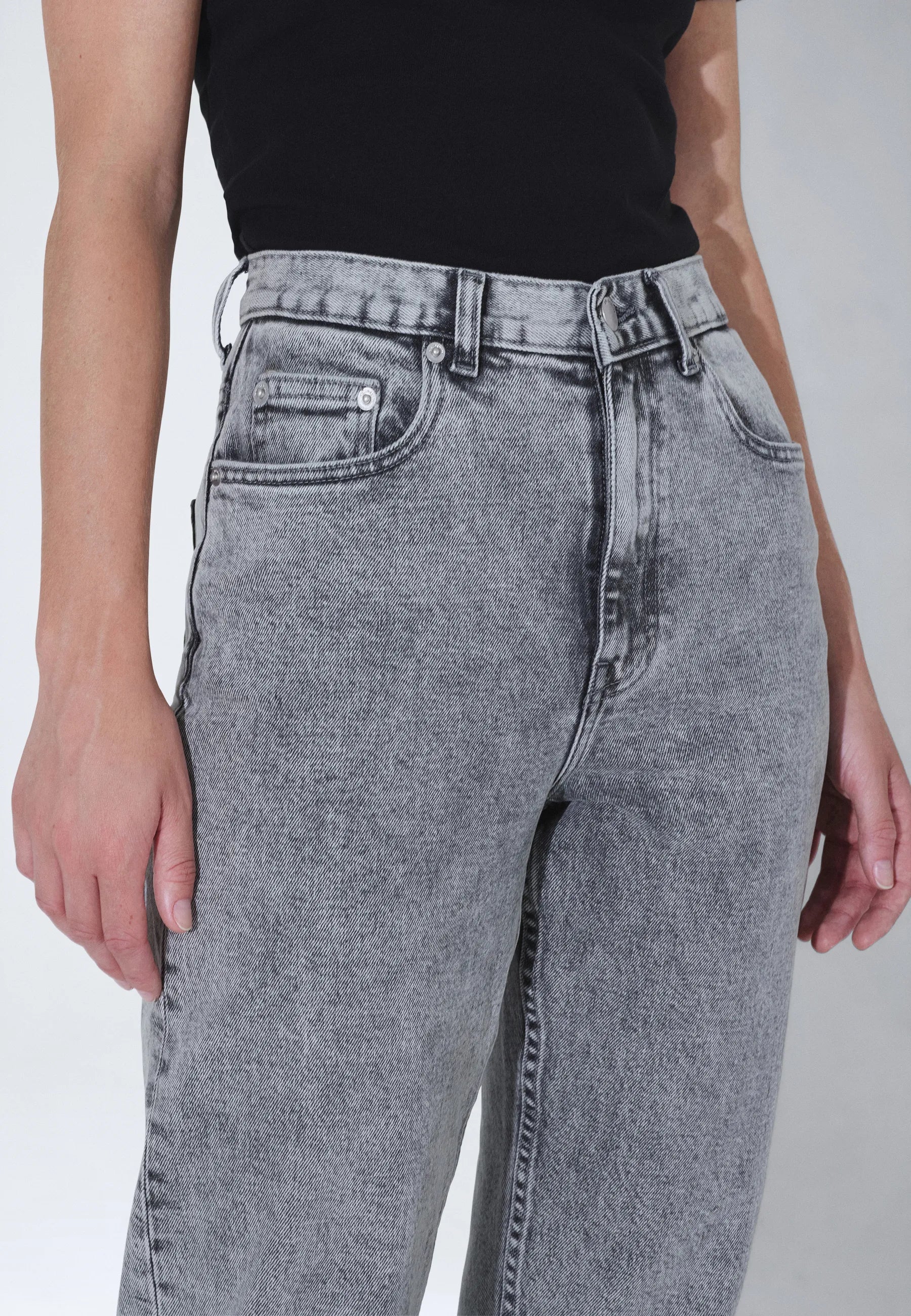 Echo High Straight - Tar Ash Grey - Image 8