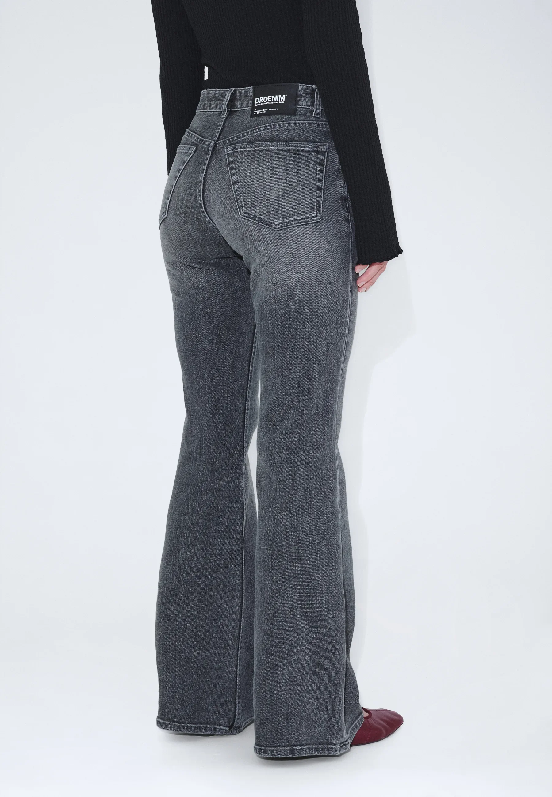 Elba Mid Bootcut - Tar Mid Grey Used - Image 7