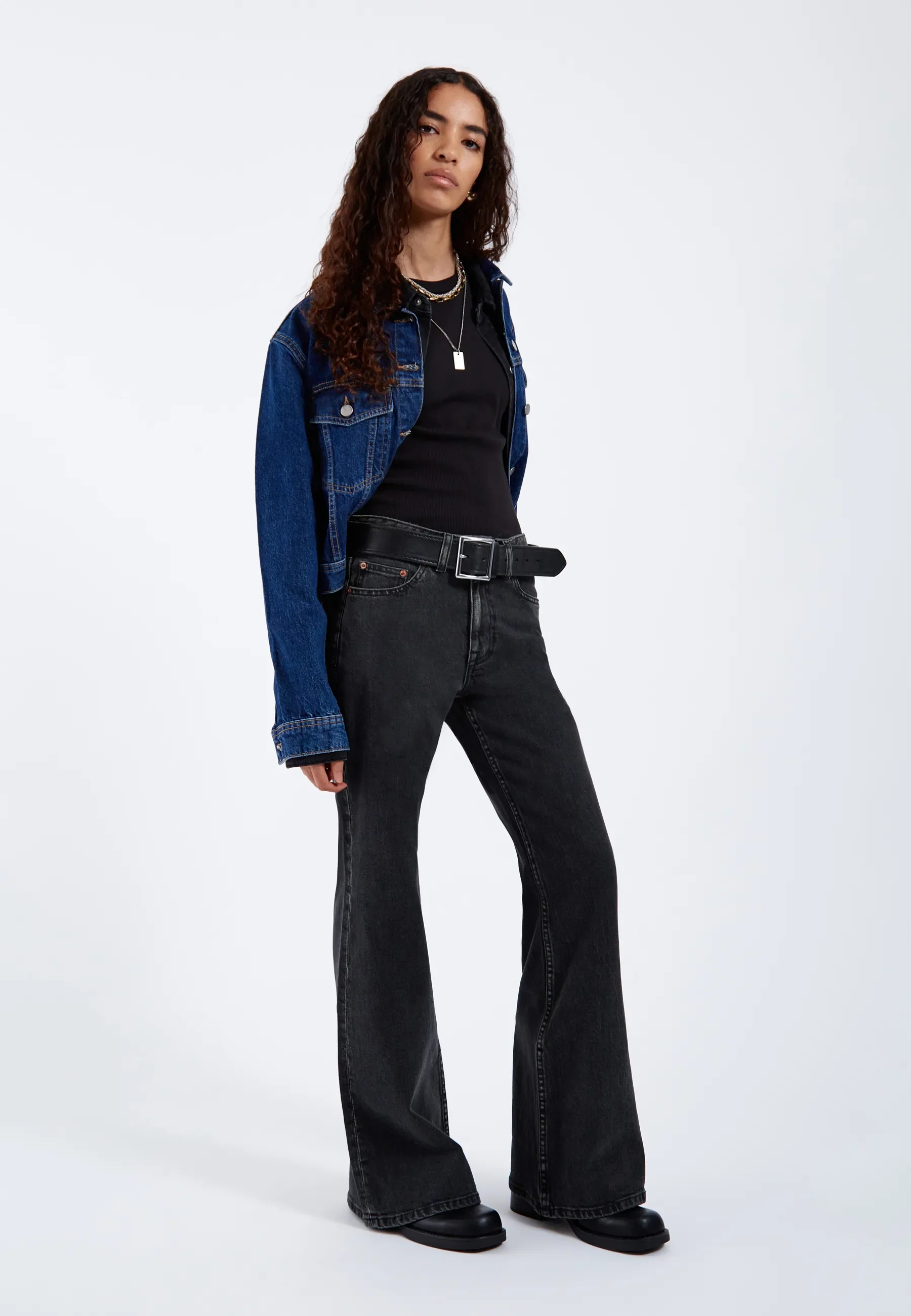 Elba Mid Bootcut - Tar Aged Black - Image 2