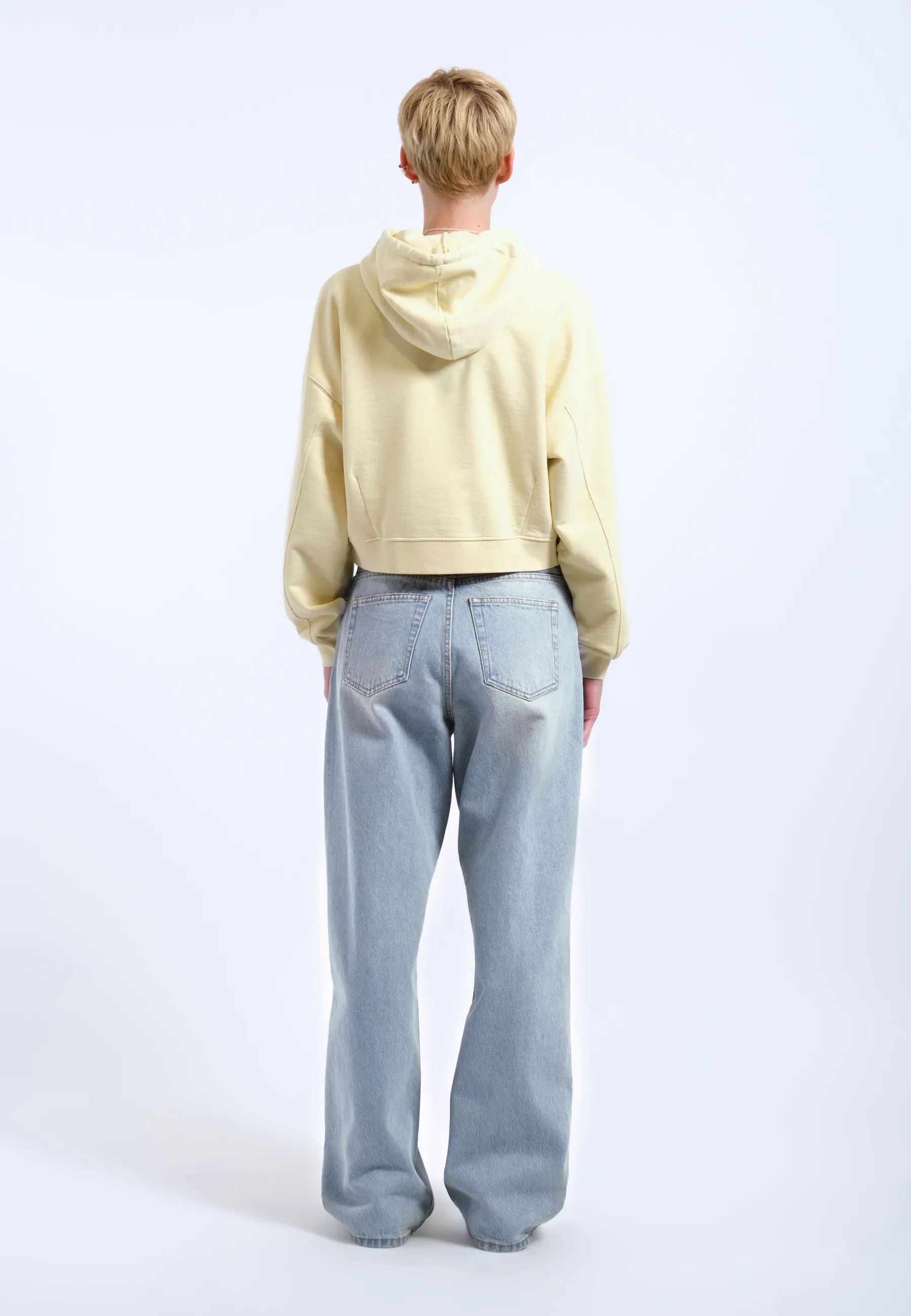 Ethel Hoodie - Washed Light Yellow - Image 5