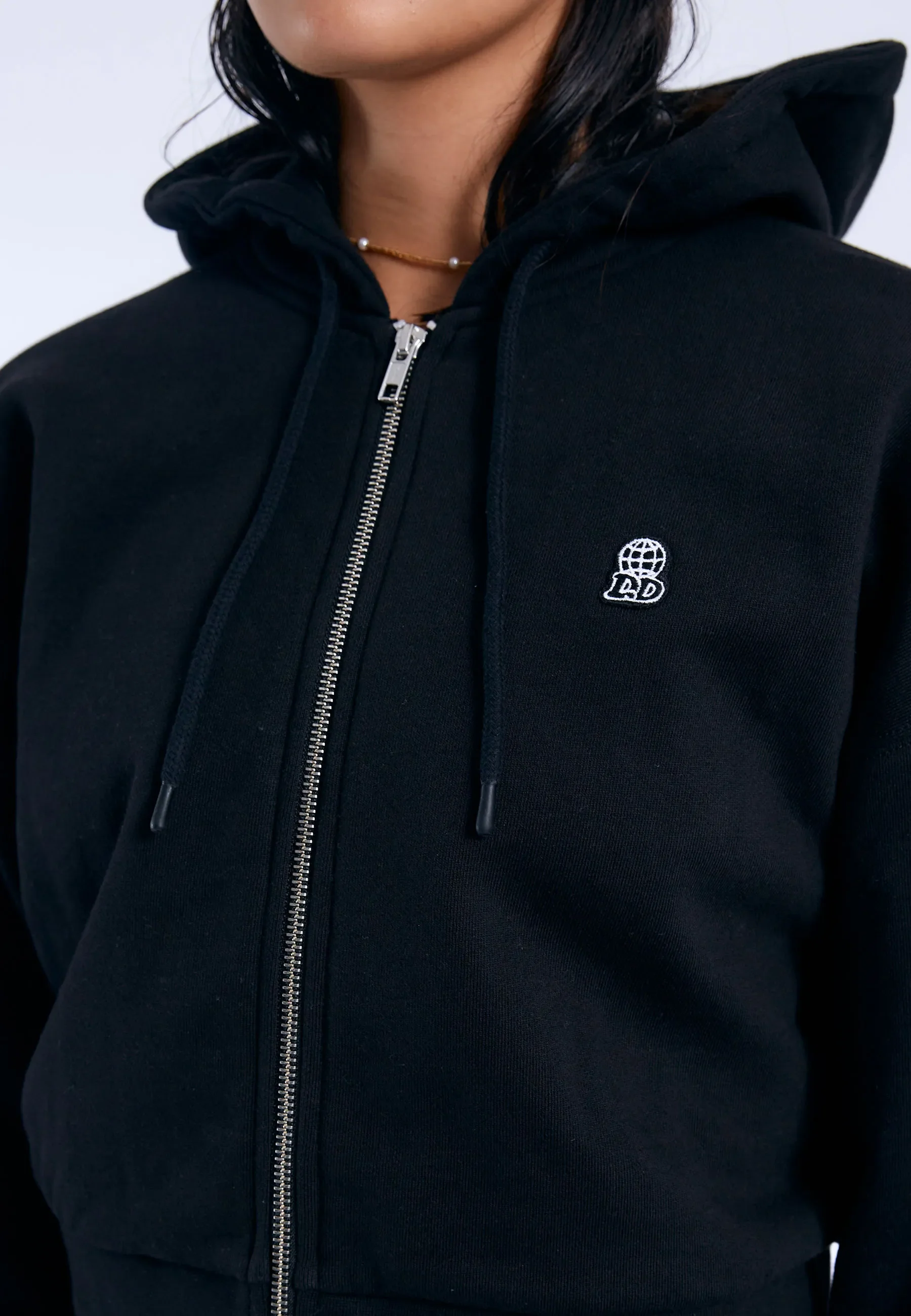 Ethel Zip Hoodie - Black DD Global - Image 3