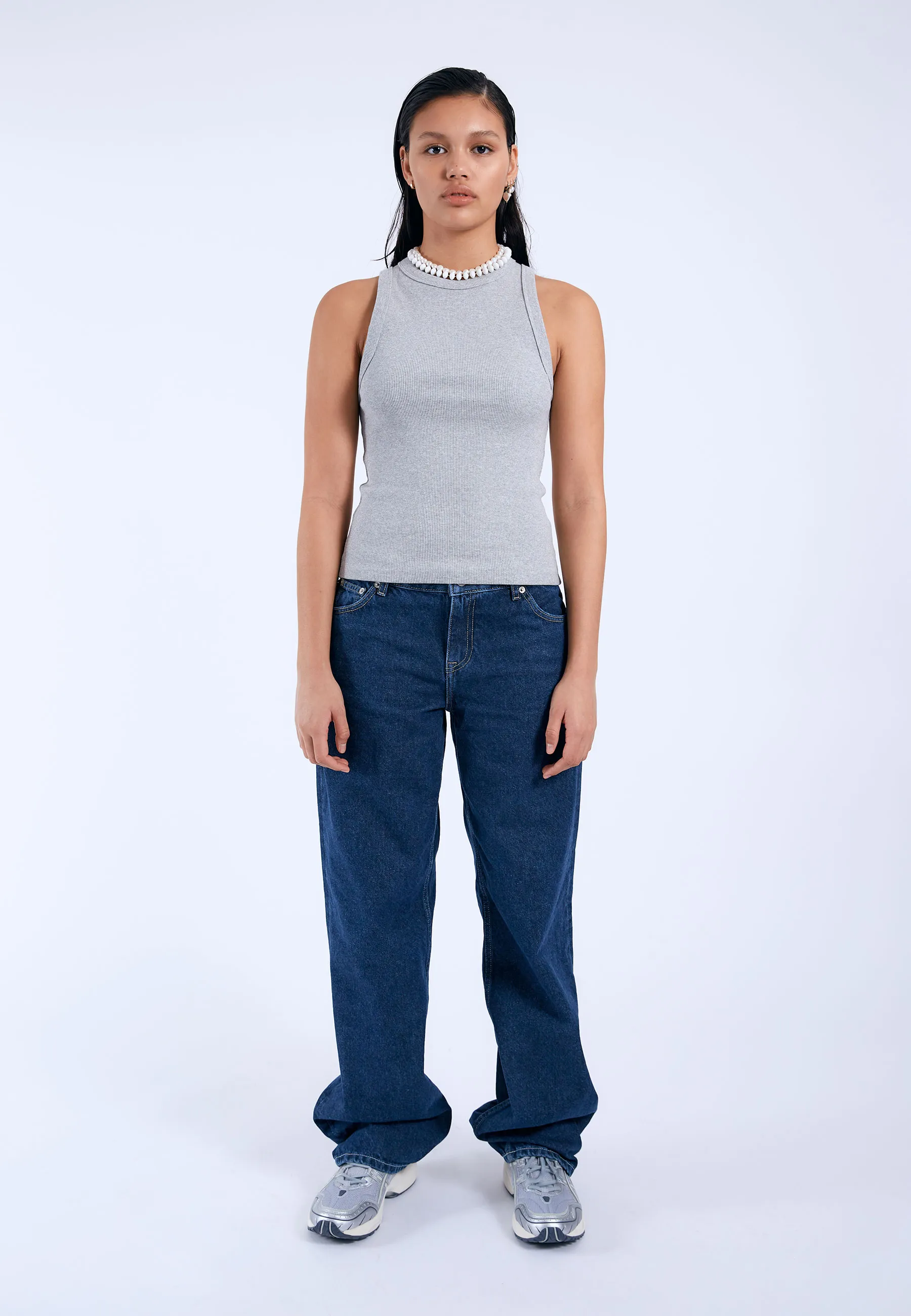 Etta Top - Grey Melange - Image 2
