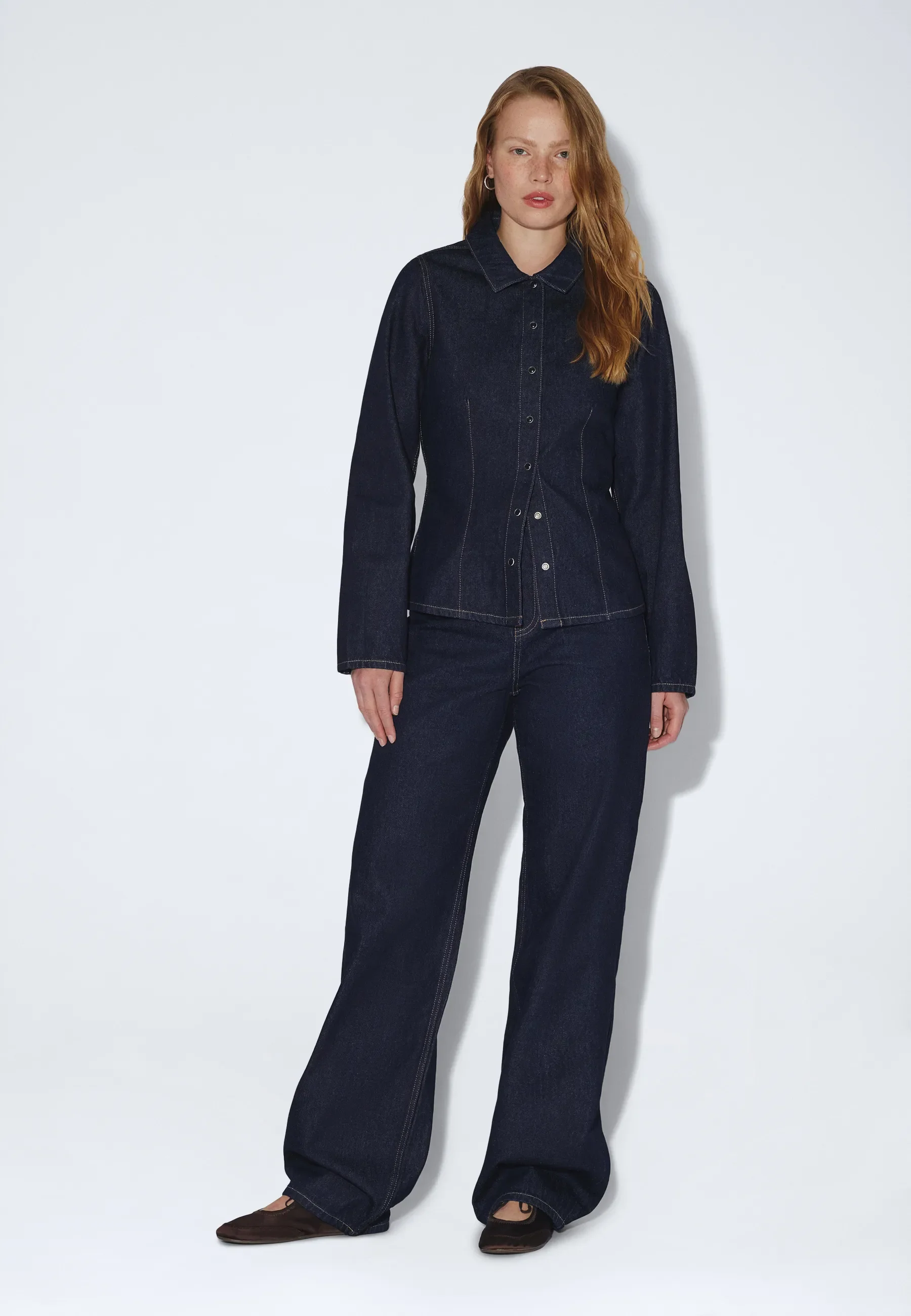 Ines Denim Shirt - Stream Rinse