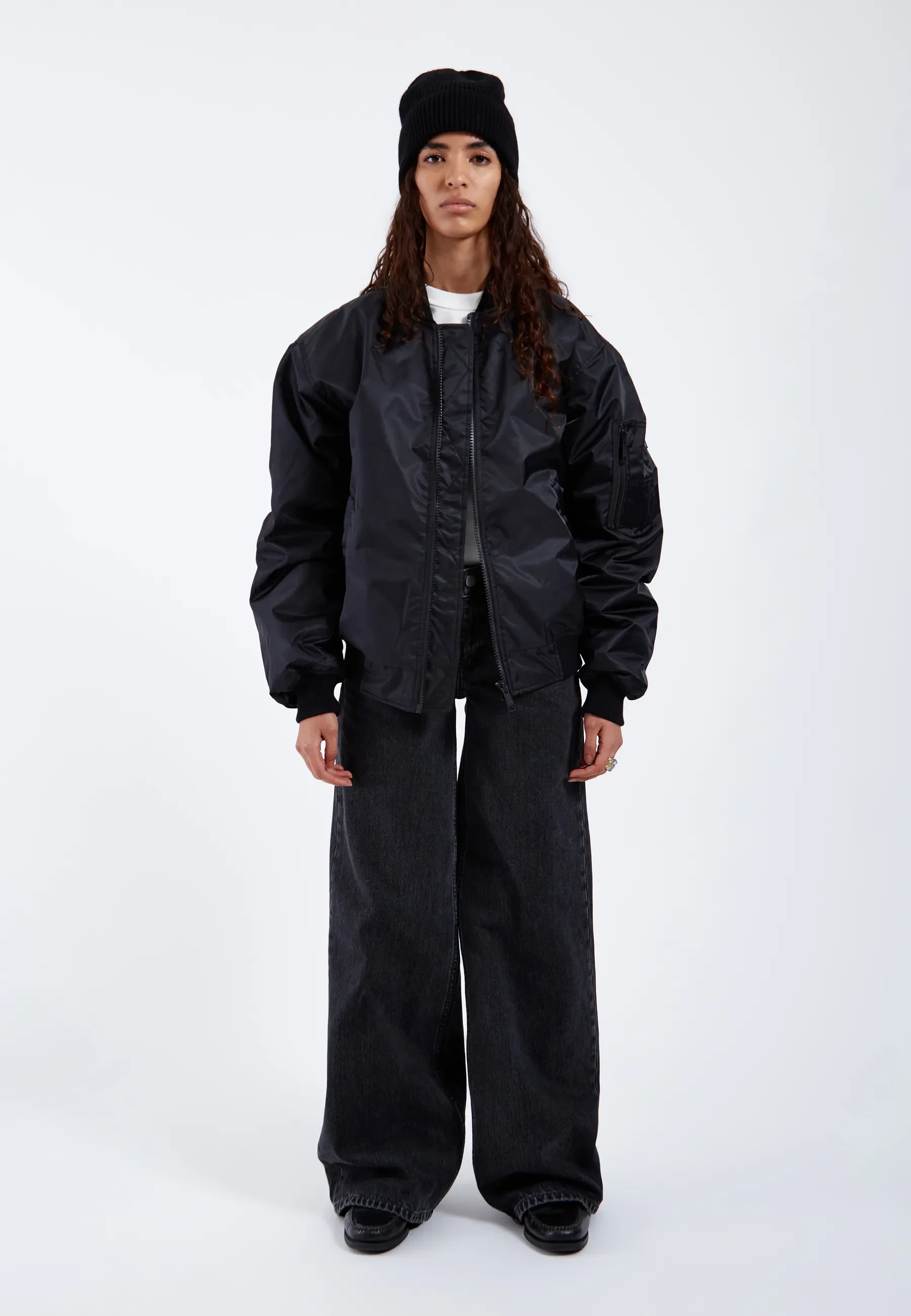 Jarvis Bomber Jacket - Black - Image 6