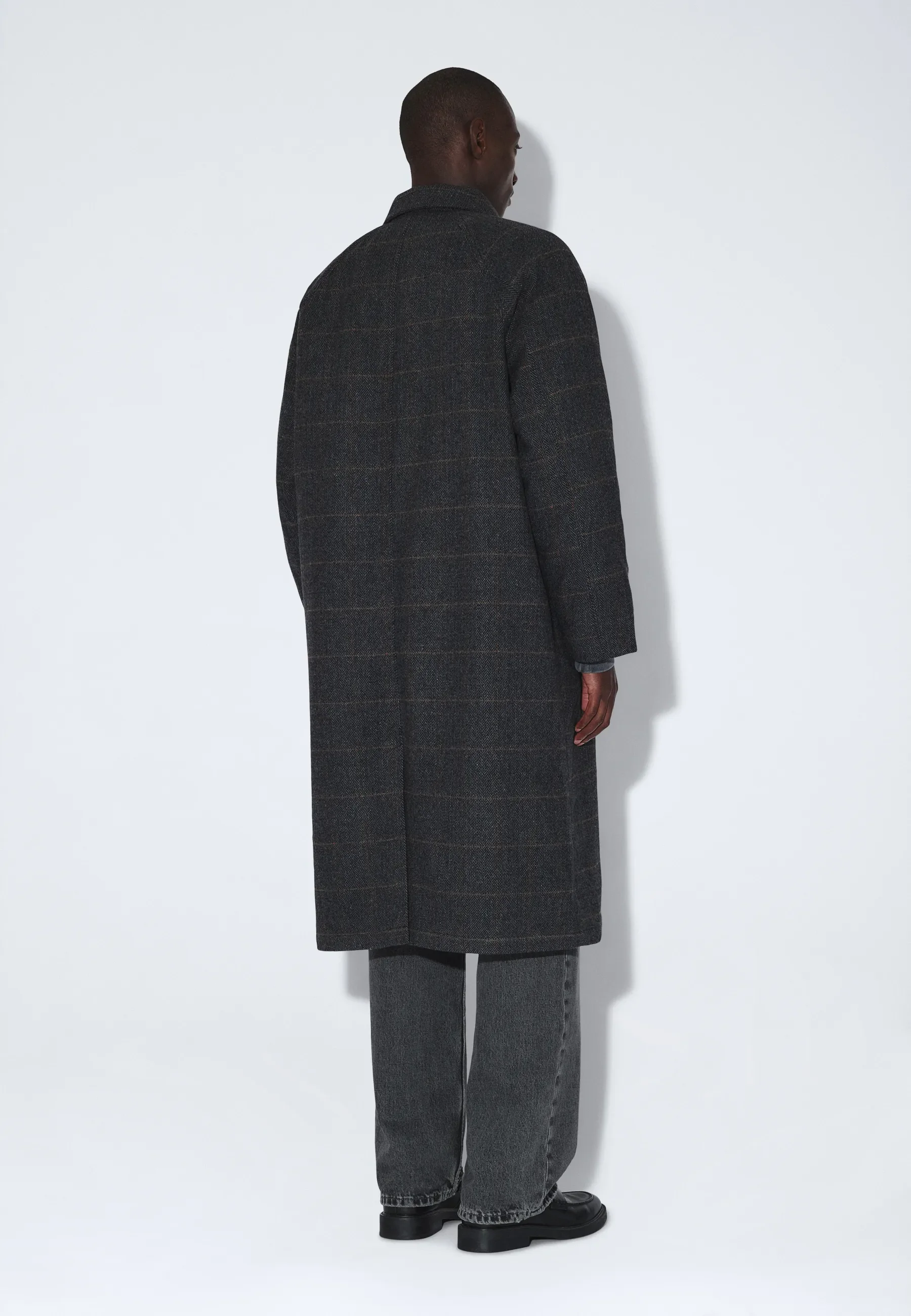 Jayden Coat - Grey Herringbone - Image 11