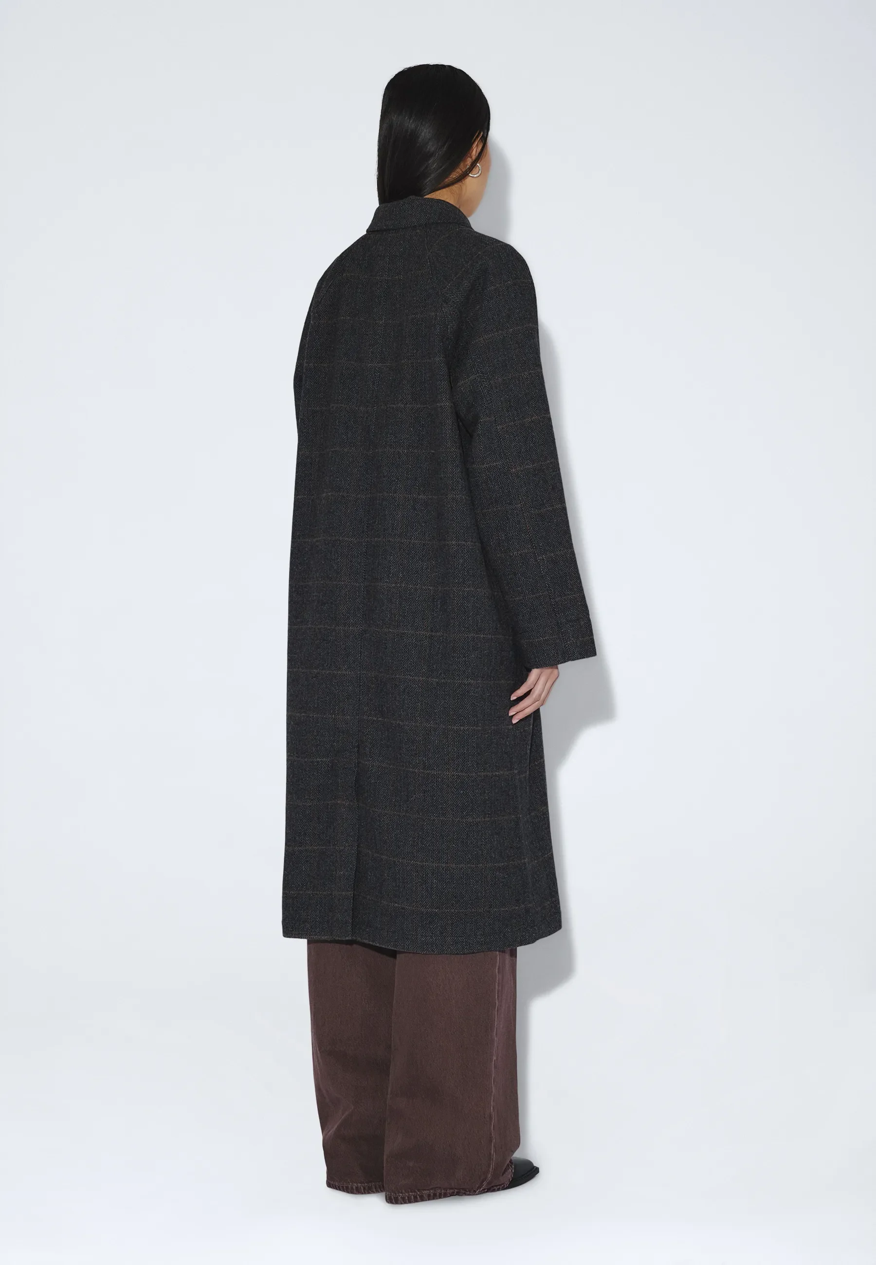 Jayden Coat - Grey Herringbone - Image 12