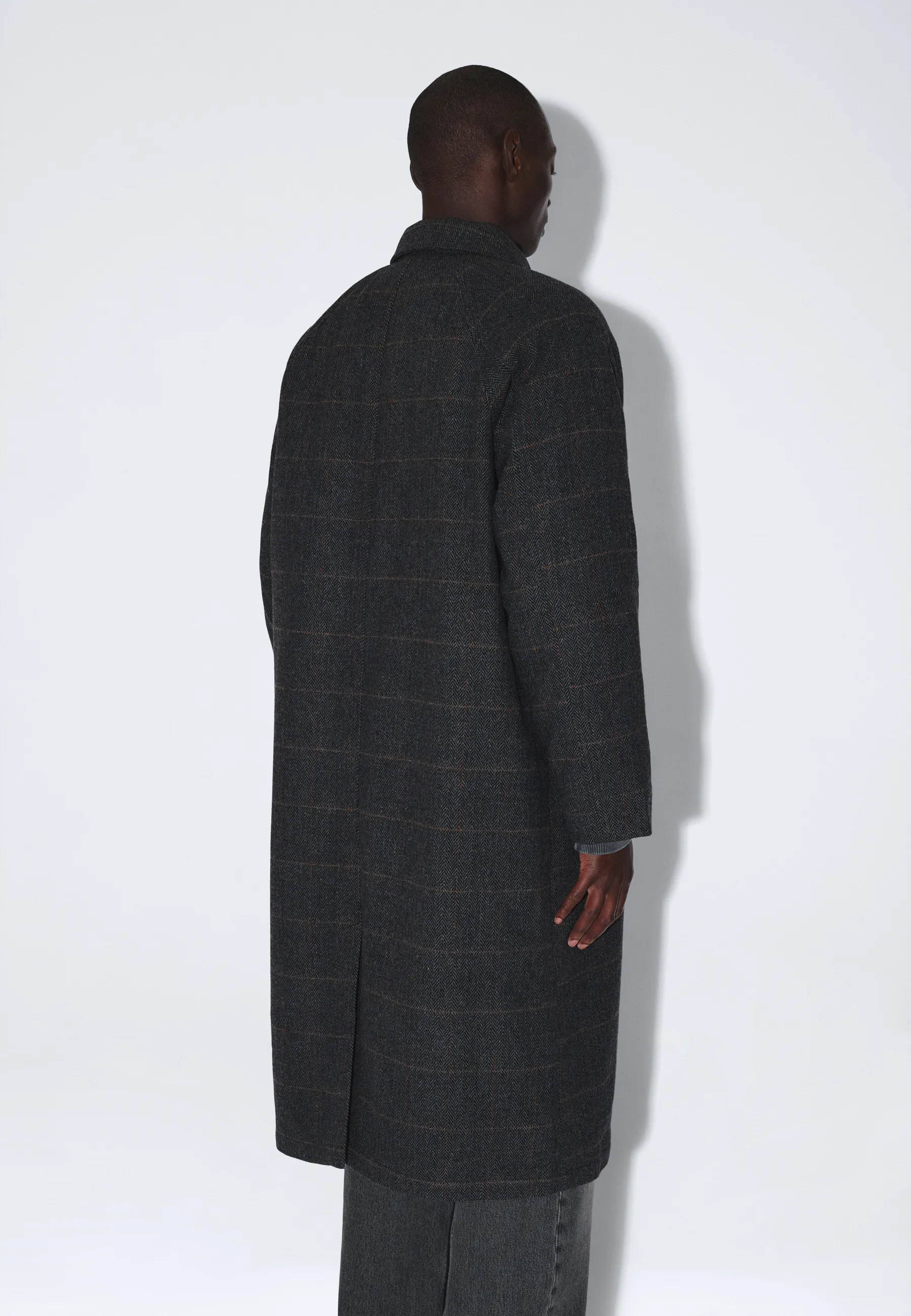 Jayden Coat - Grey Herringbone - Image 18