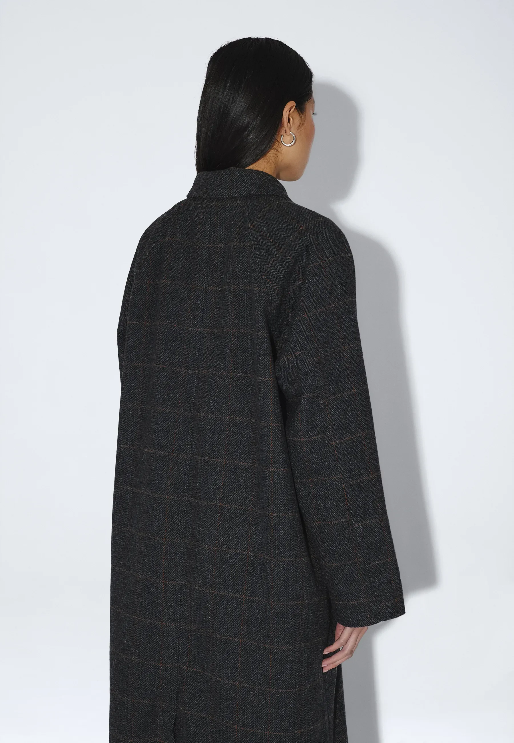 Jayden Coat - Grey Herringbone - Image 19