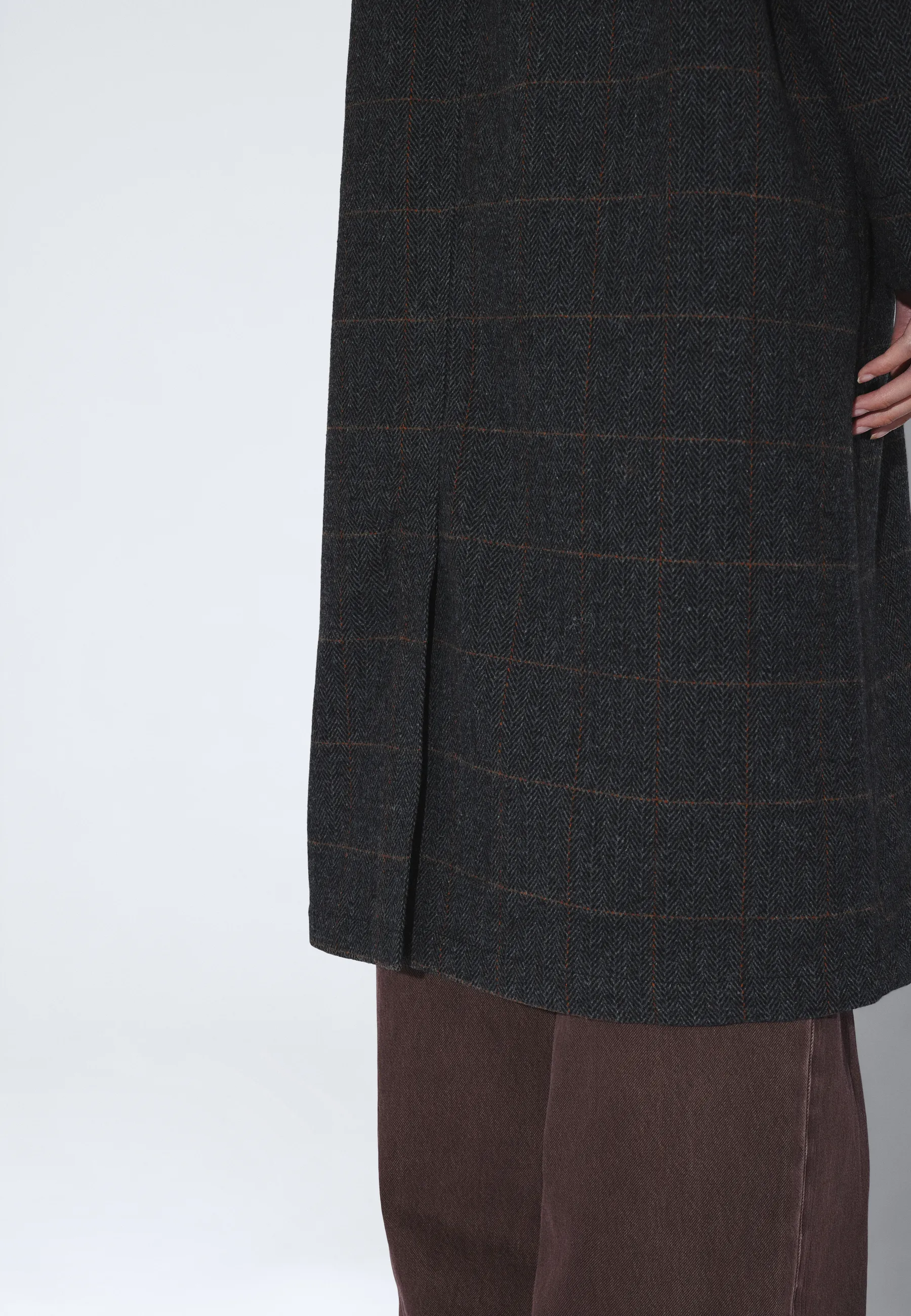 Jayden Coat - Grey Herringbone - Image 22