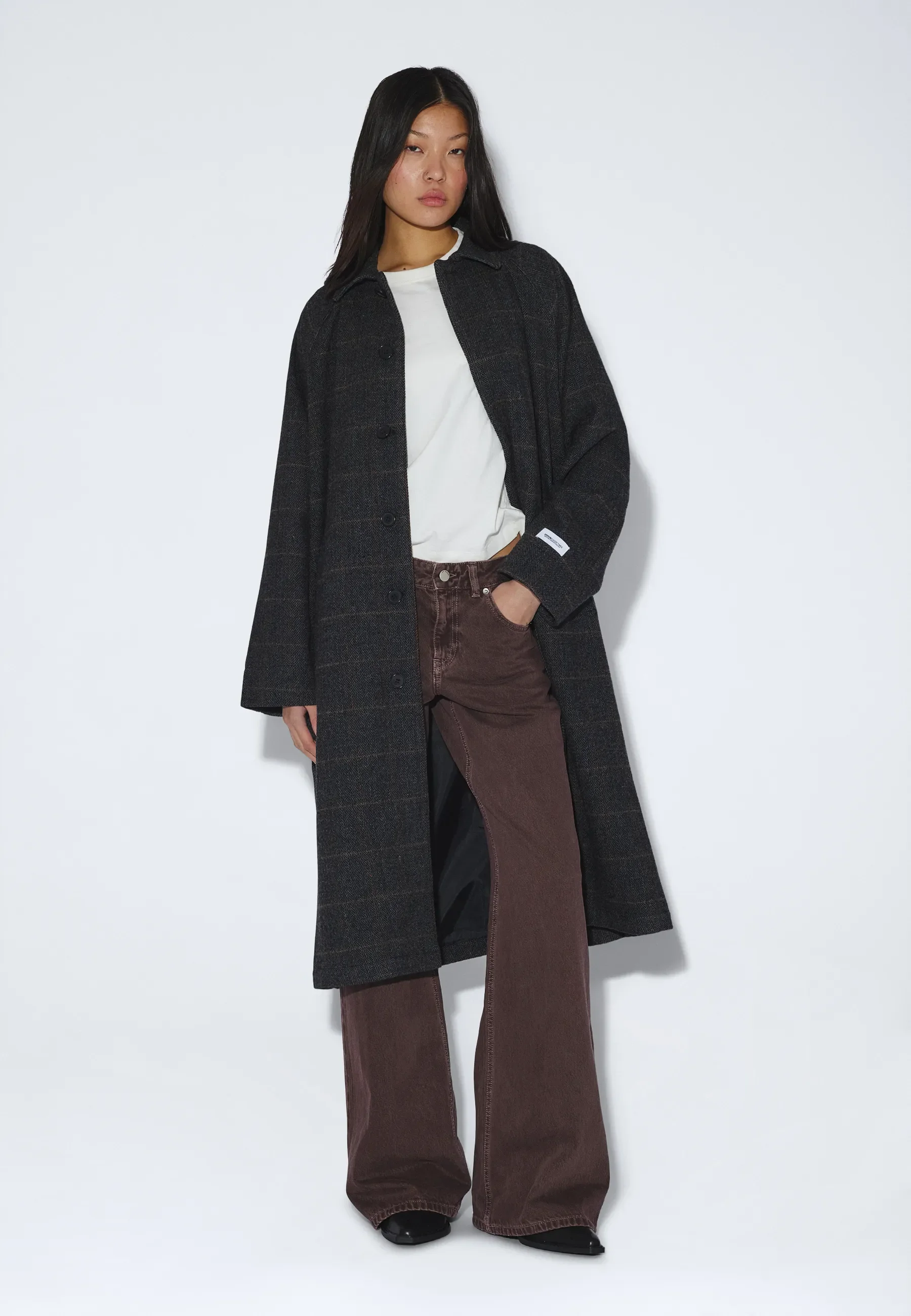 Jayden Coat - Grey Herringbone - Image 6