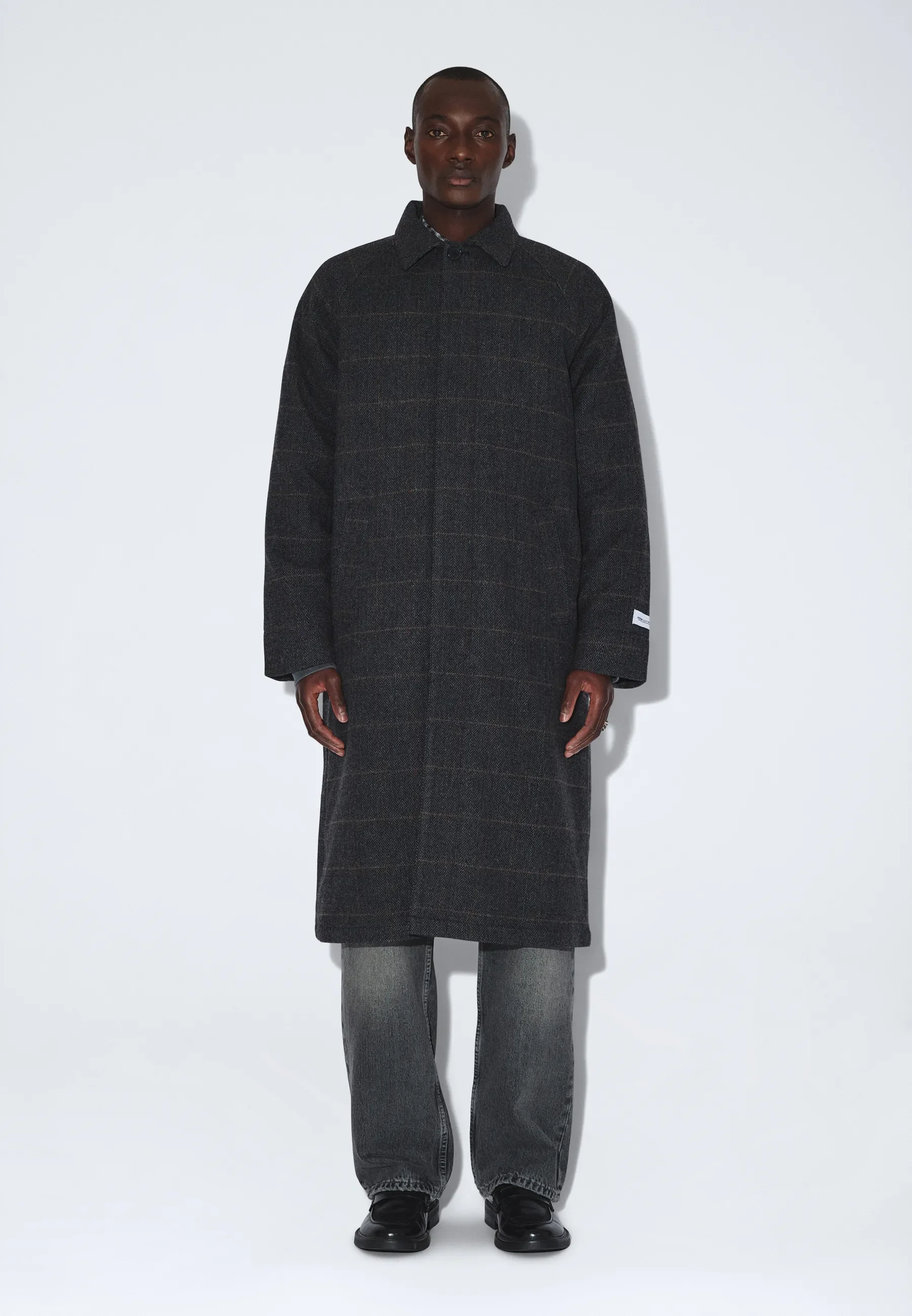 Jayden Coat - Grey Herringbone - Image 9