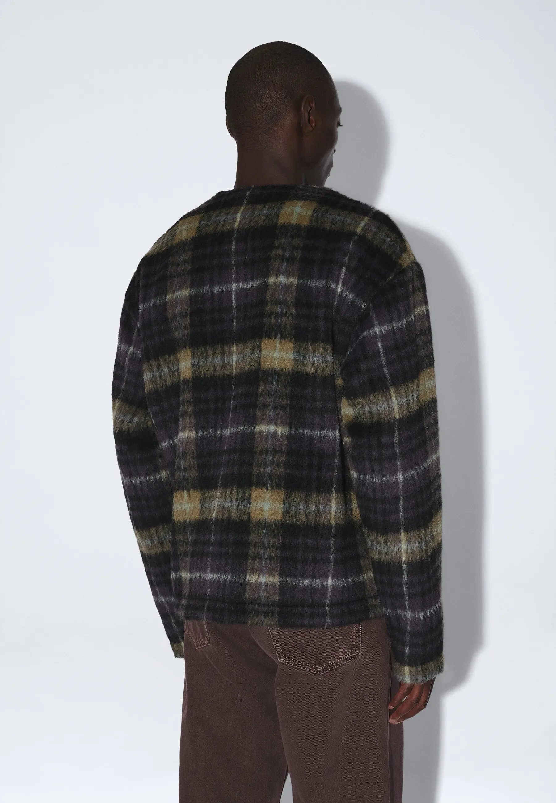 Julian Cardigan - Black Olive Check - Image 14