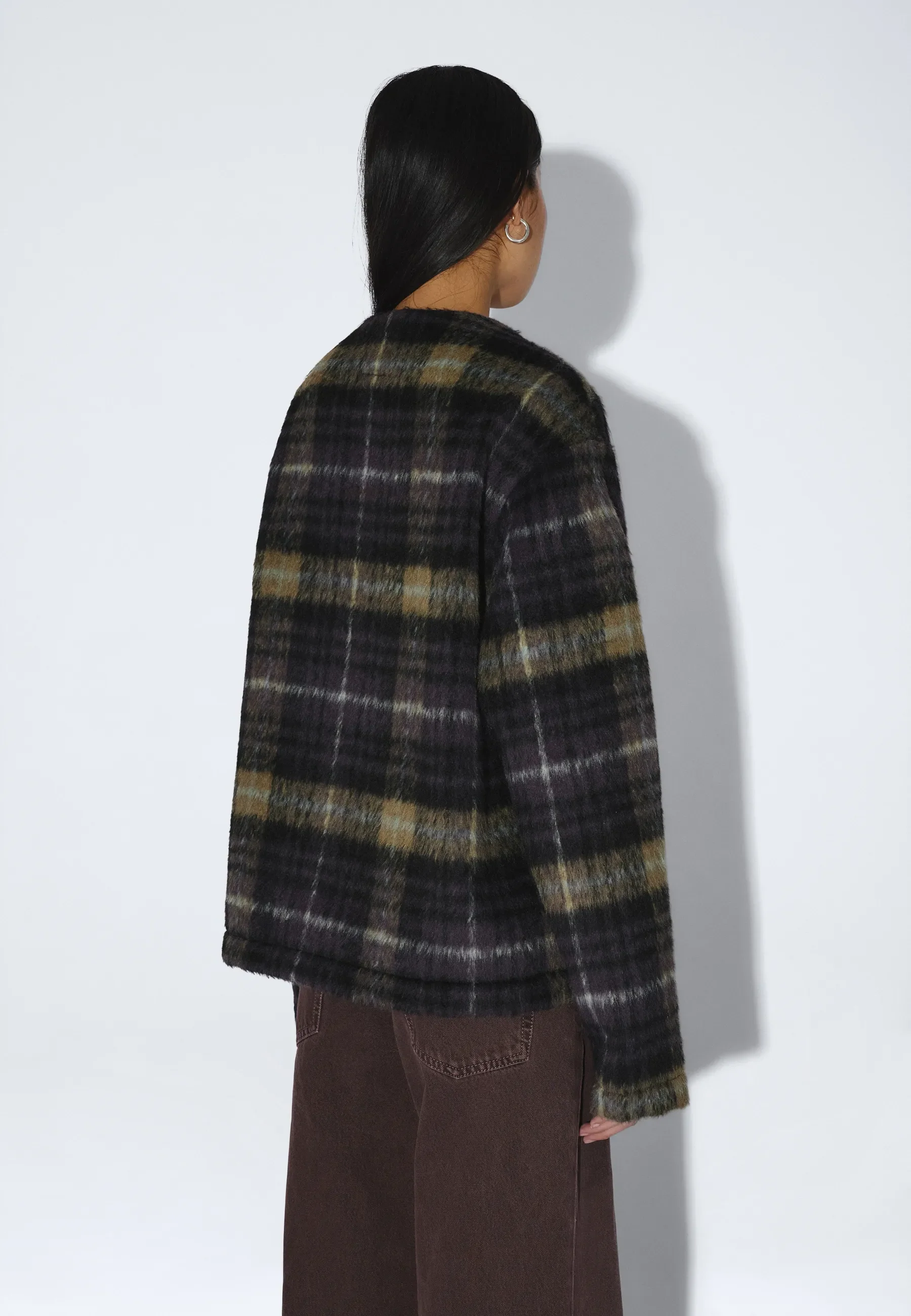 Julian Cardigan - Black Olive Check - Image 15