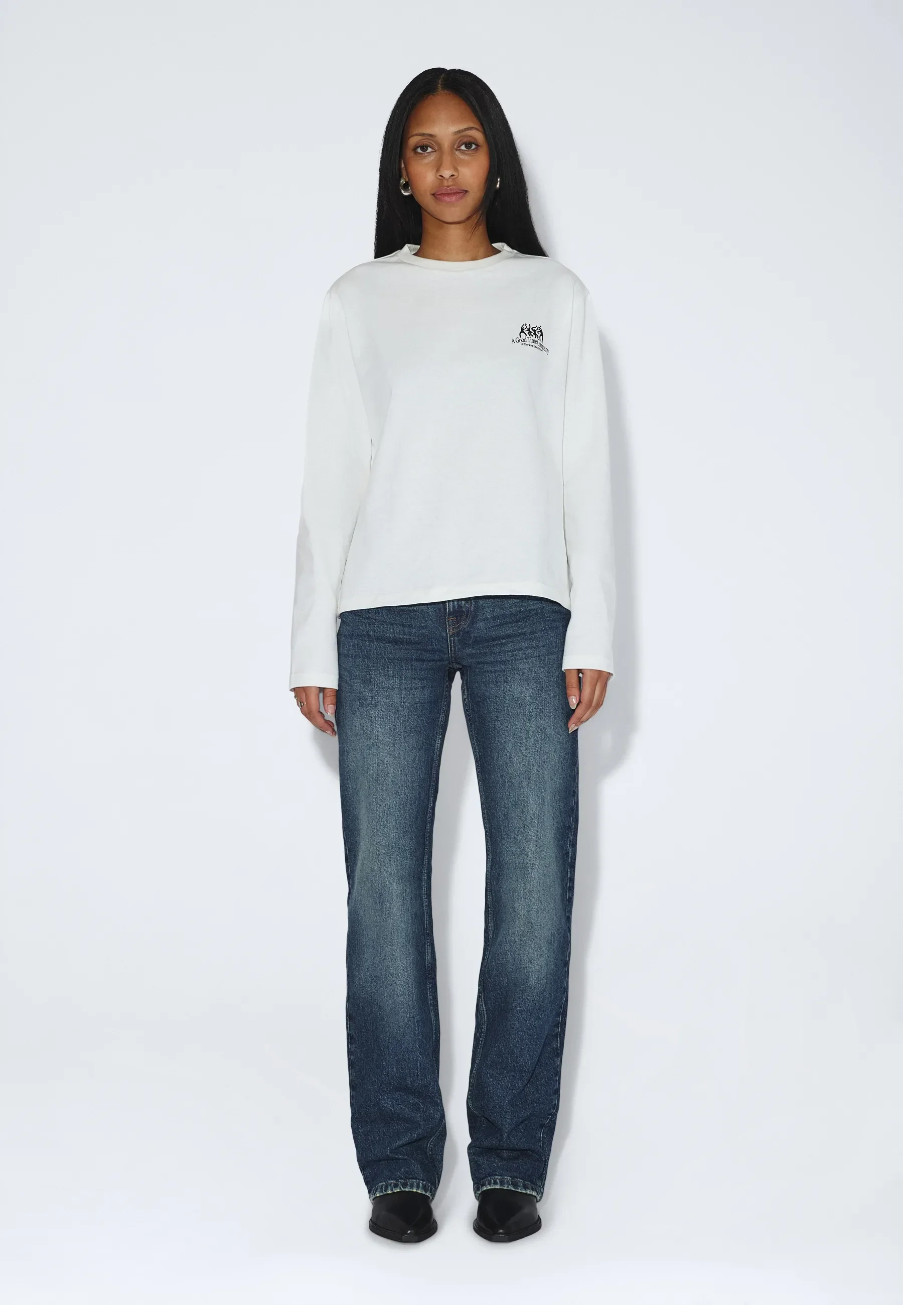 Kath Longsleeve - Off White Time