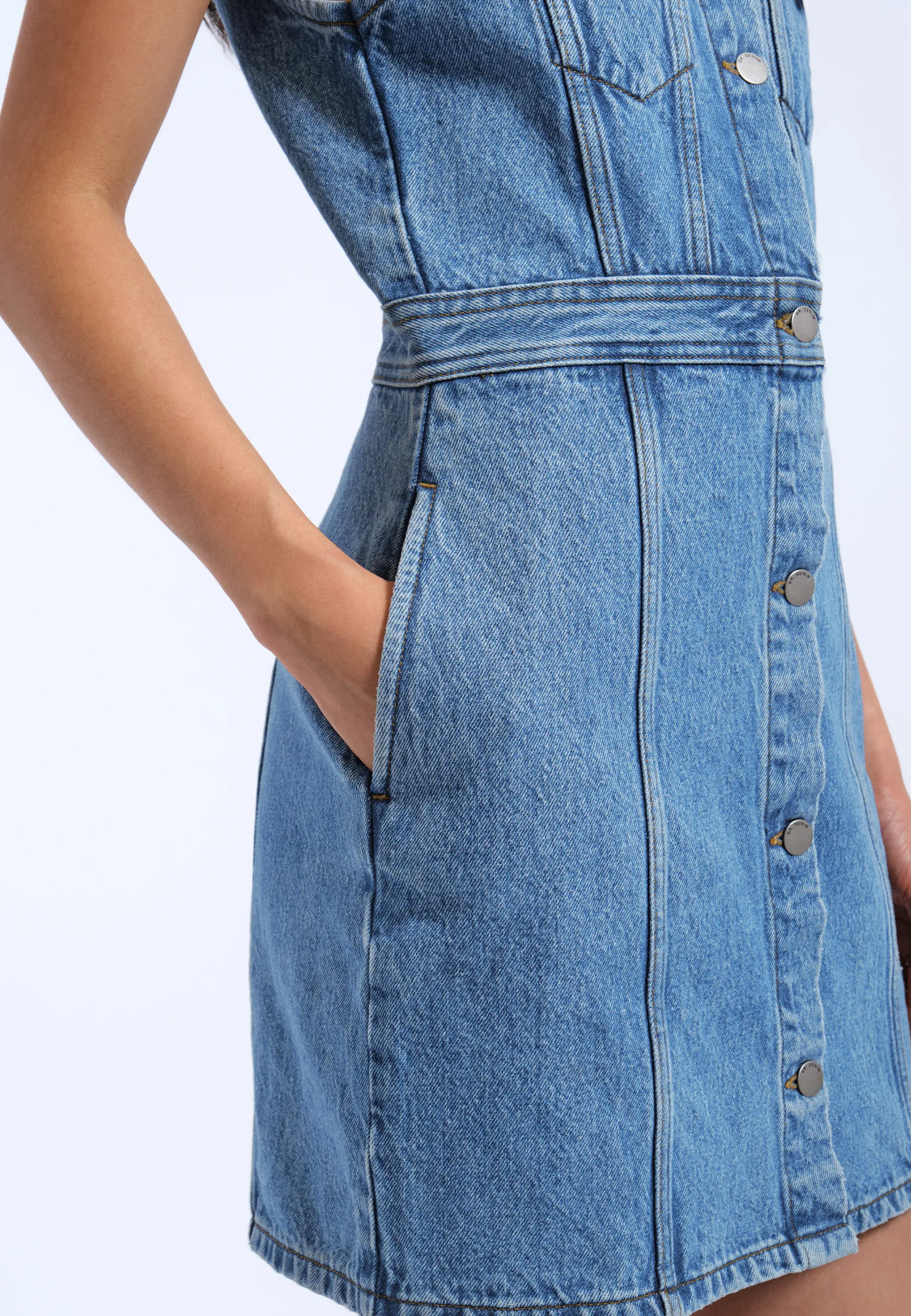Kinsley Dress - Stream Sky Retro - Image 5