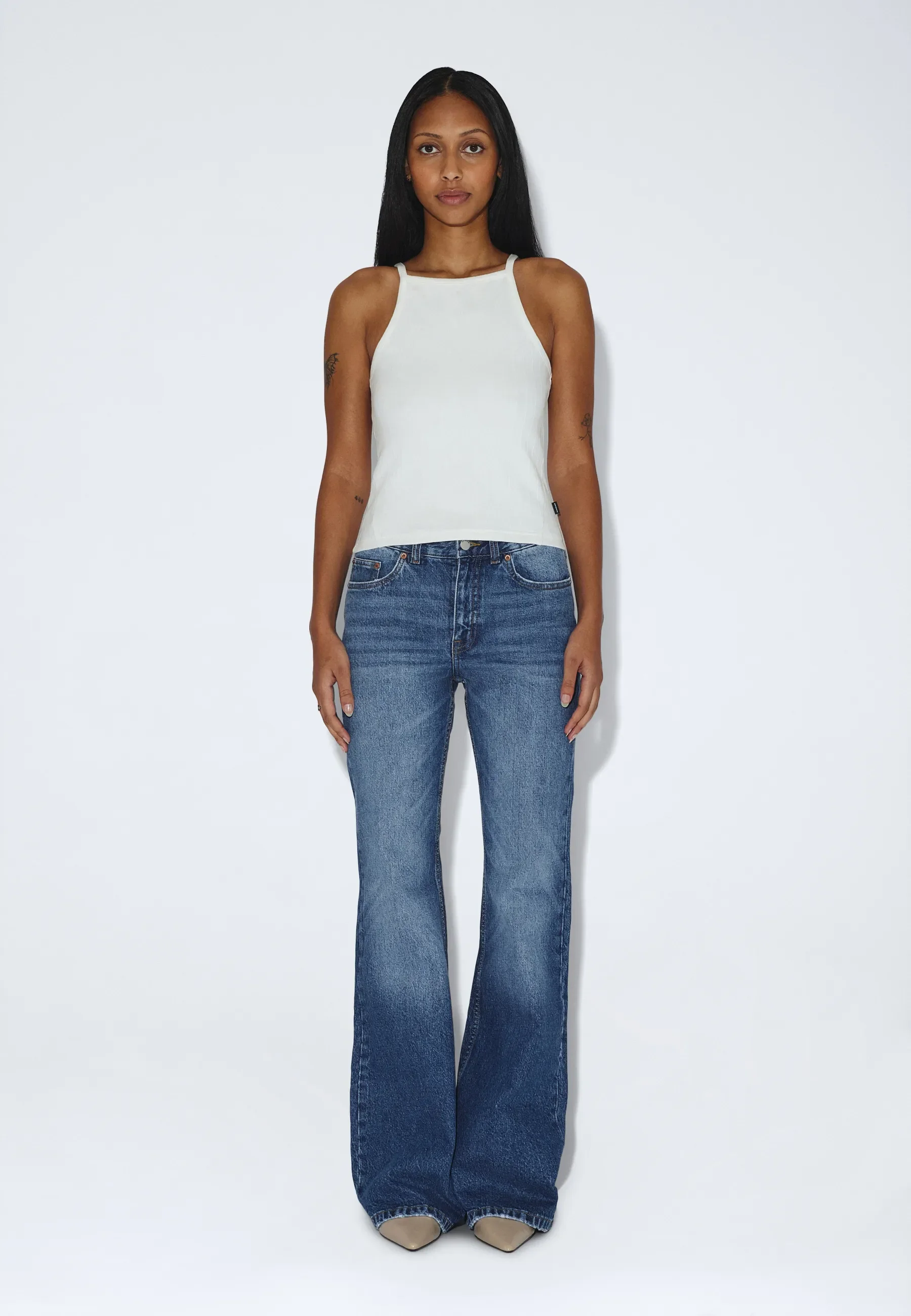 Liora Rib Top - Off White - Image 2
