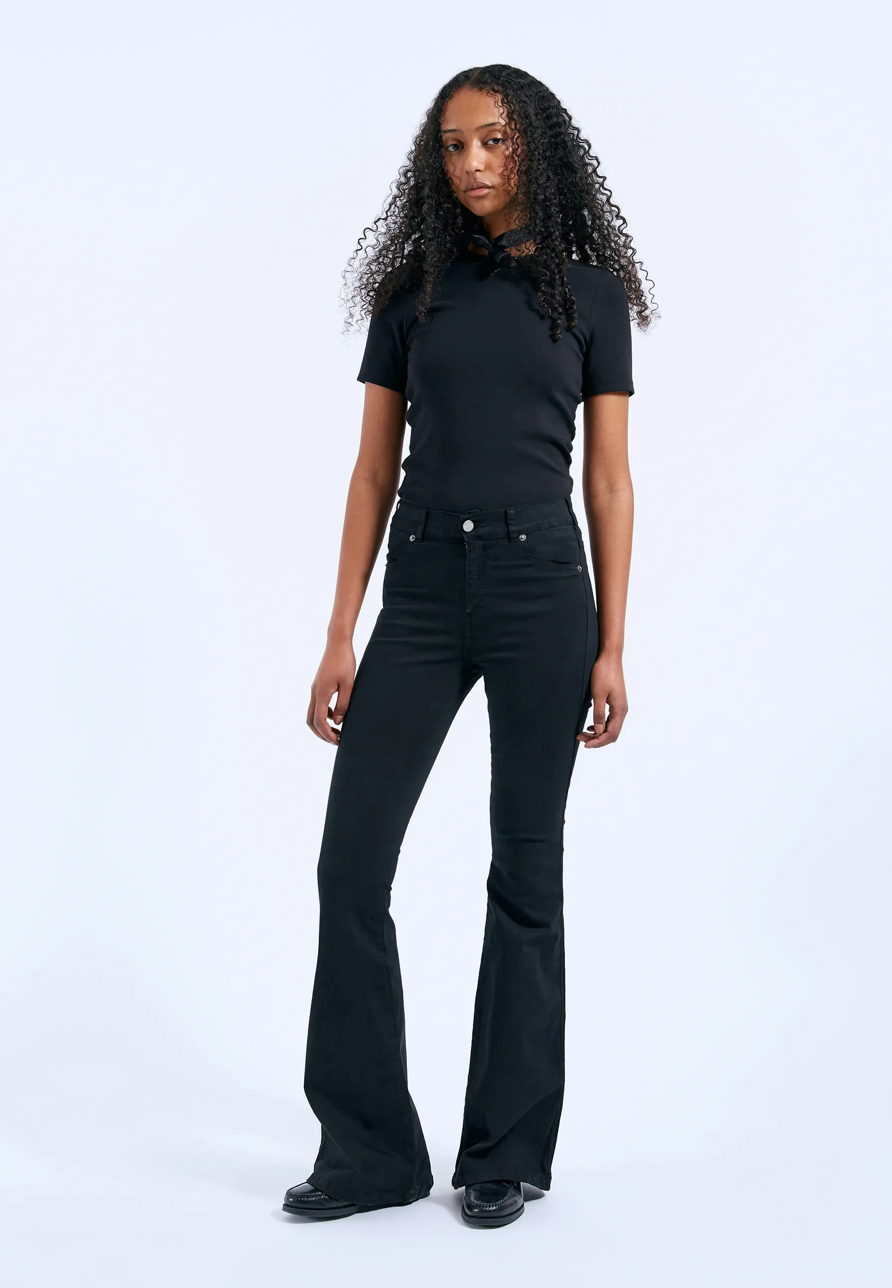 Macy Mid Flare - Black - Image 8