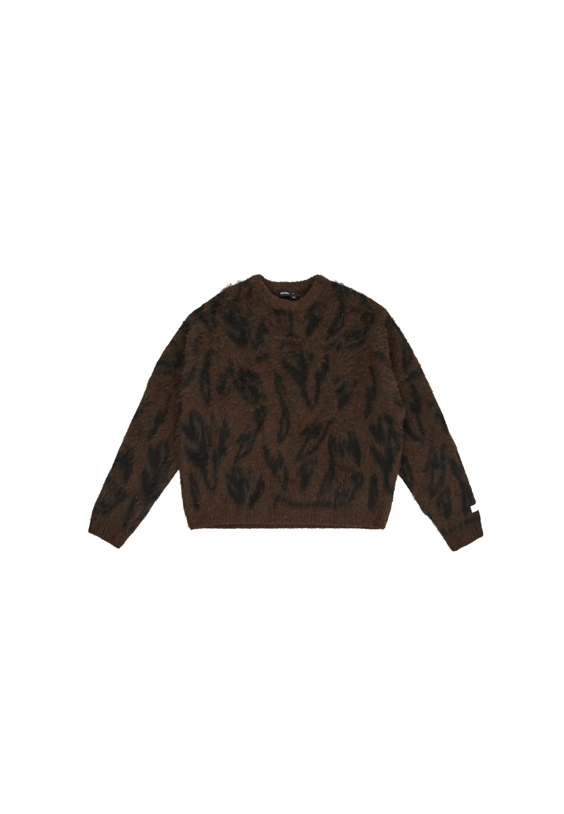 Mic Sweater - Brown Black Scribble - Image 21