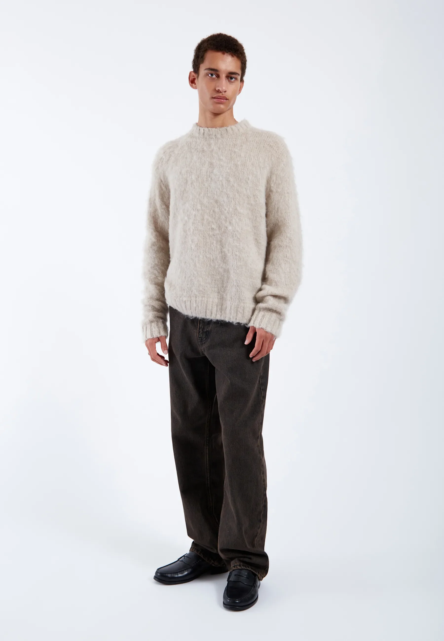 Mic Sweater - Brushed Silver Lining