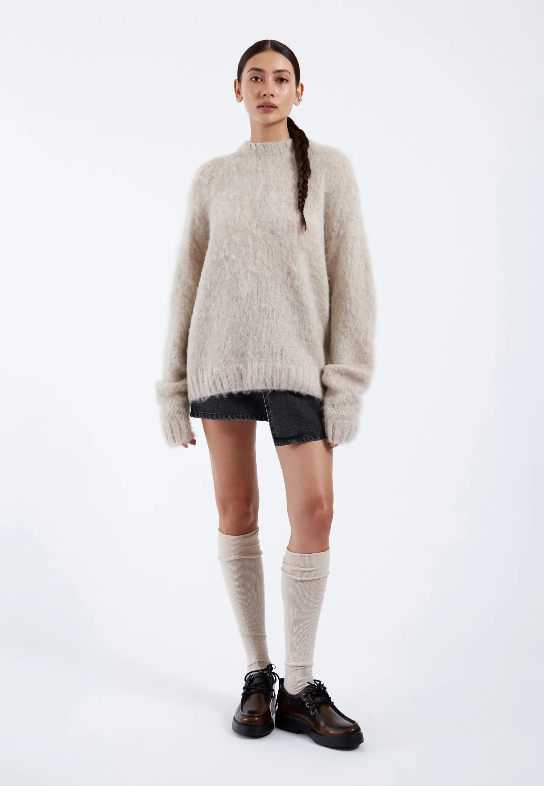 Mic Sweater - Brushed Silver Lining - Image 2