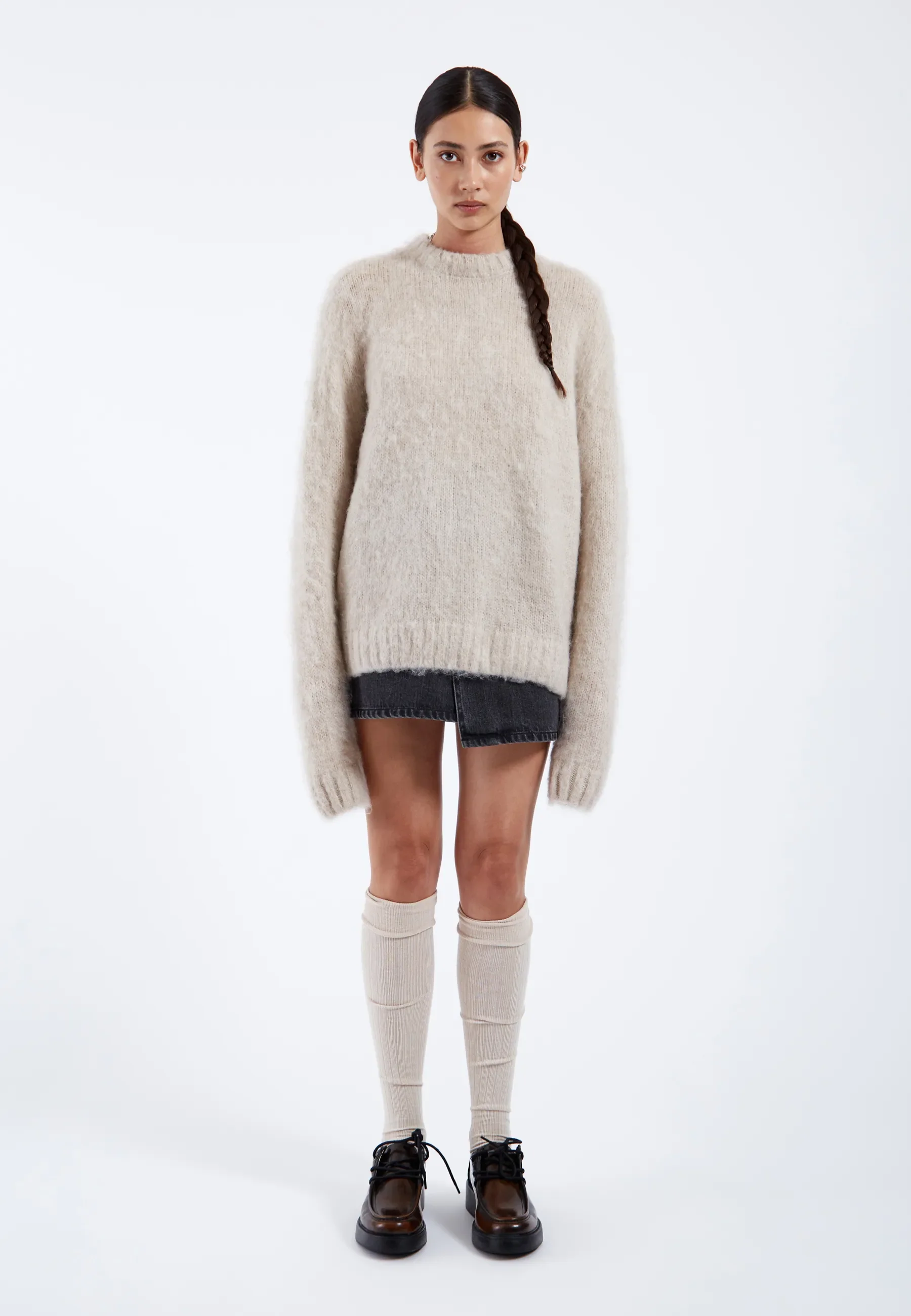 Mic Sweater - Brushed Silver Lining - Image 3