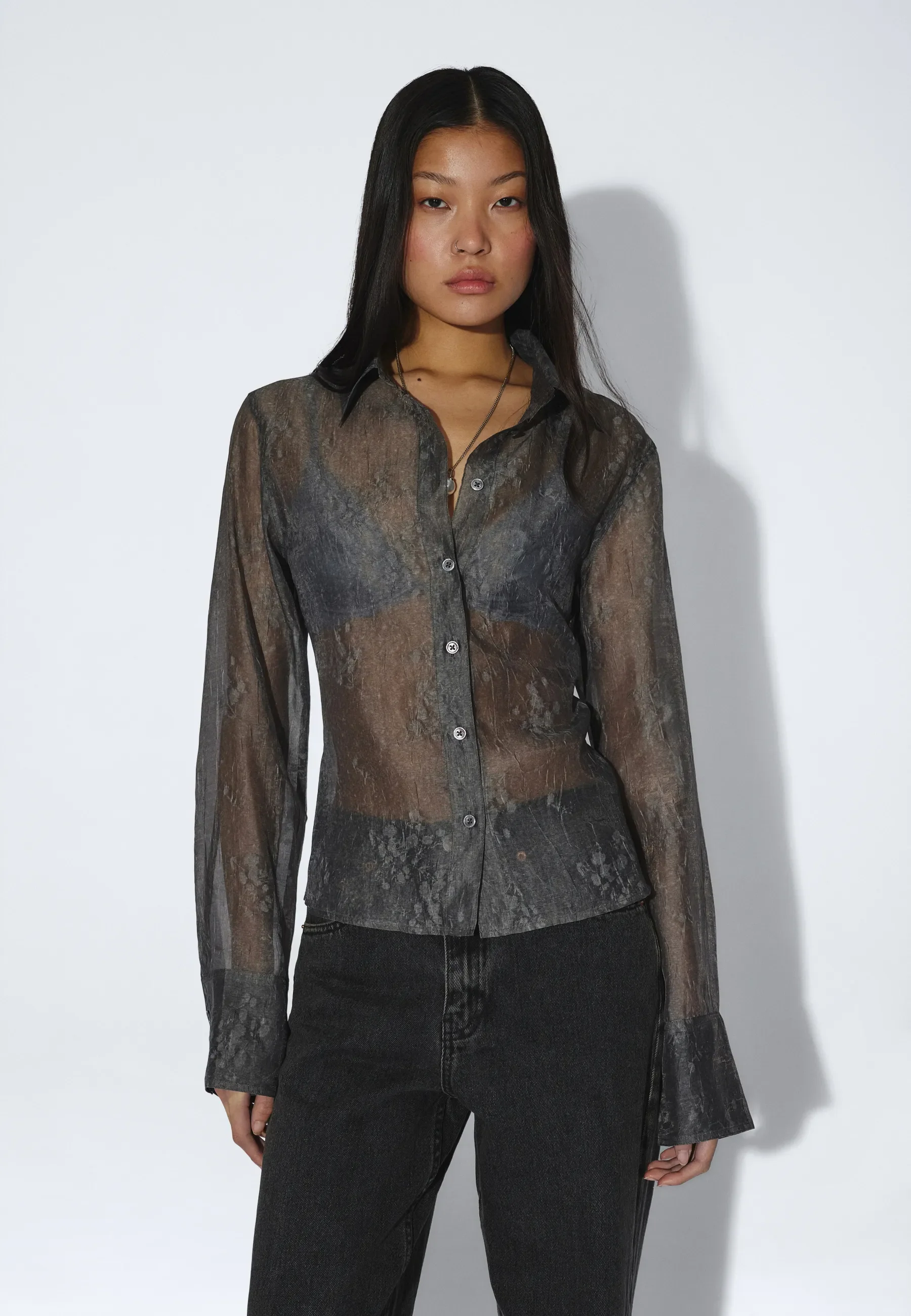 Mila Shirt - Grey - Image 7