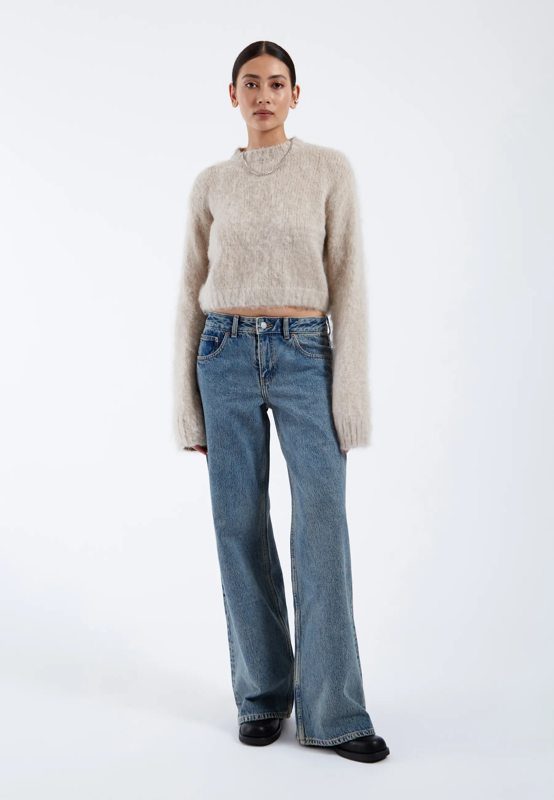 Moira Sweater - Brushed Silver Lining - Image 2